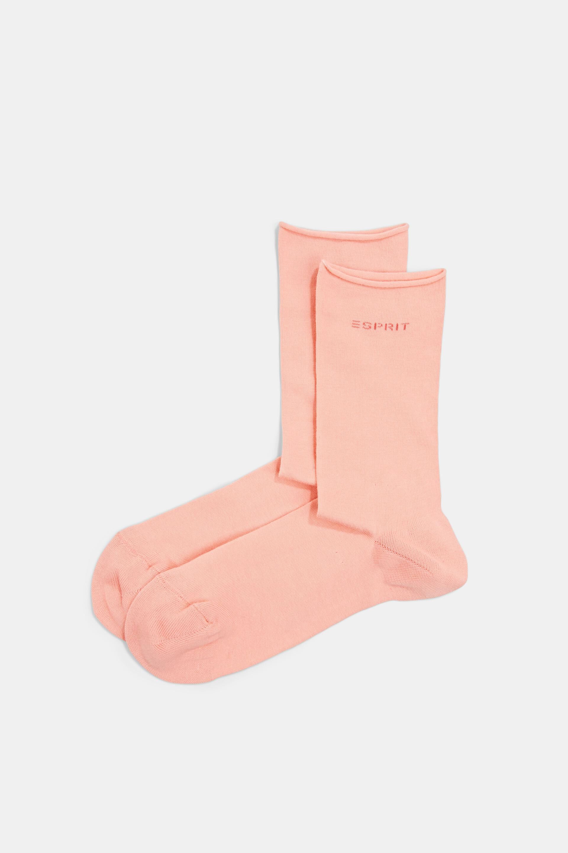 Esprit 2er-Pack Rollkanten, mit Bio-Baumwolle Socken