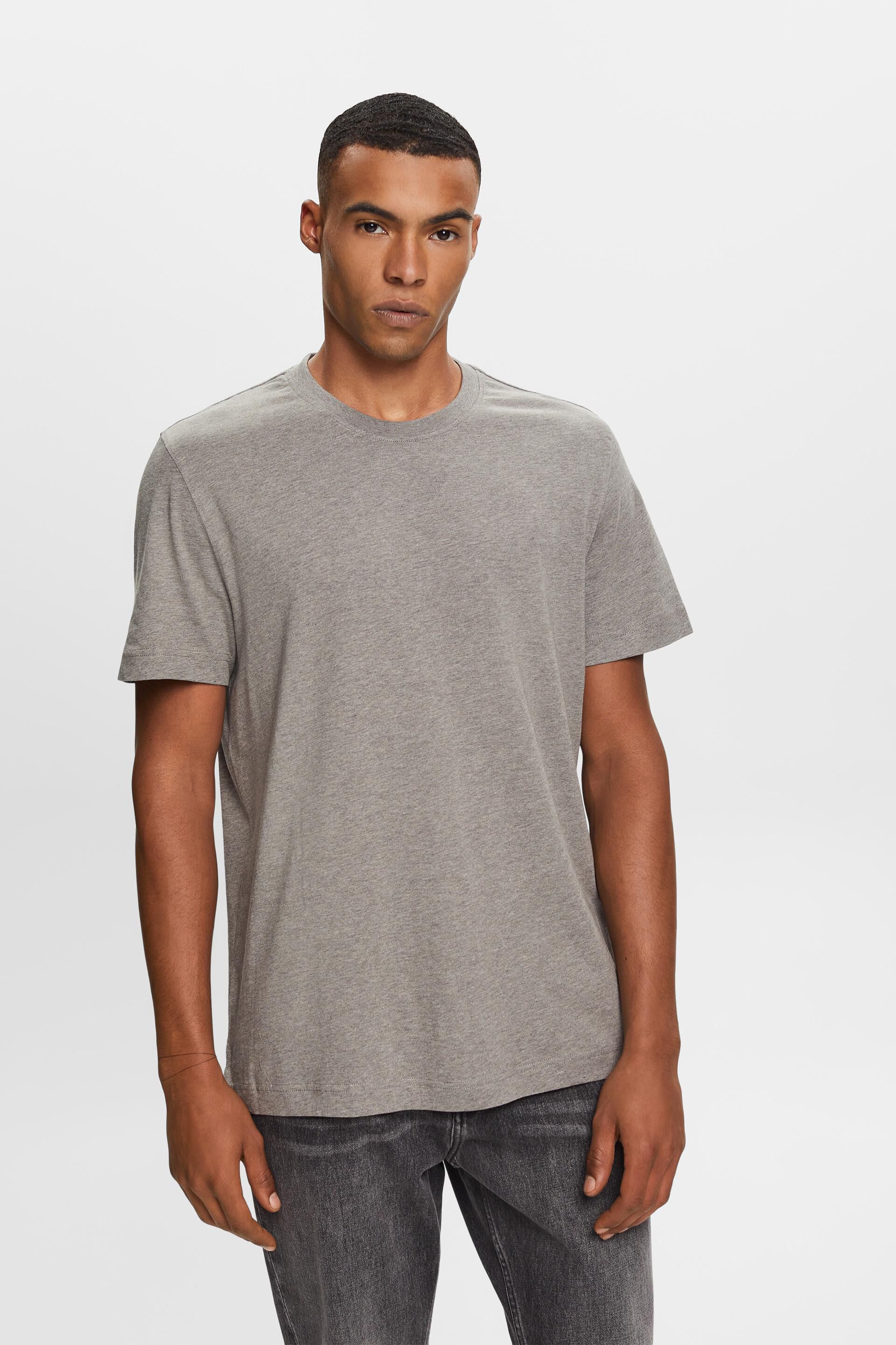 Esprit Bikini T-Shirt mit Rundhalsausschnitt, 100 % Baumwolle