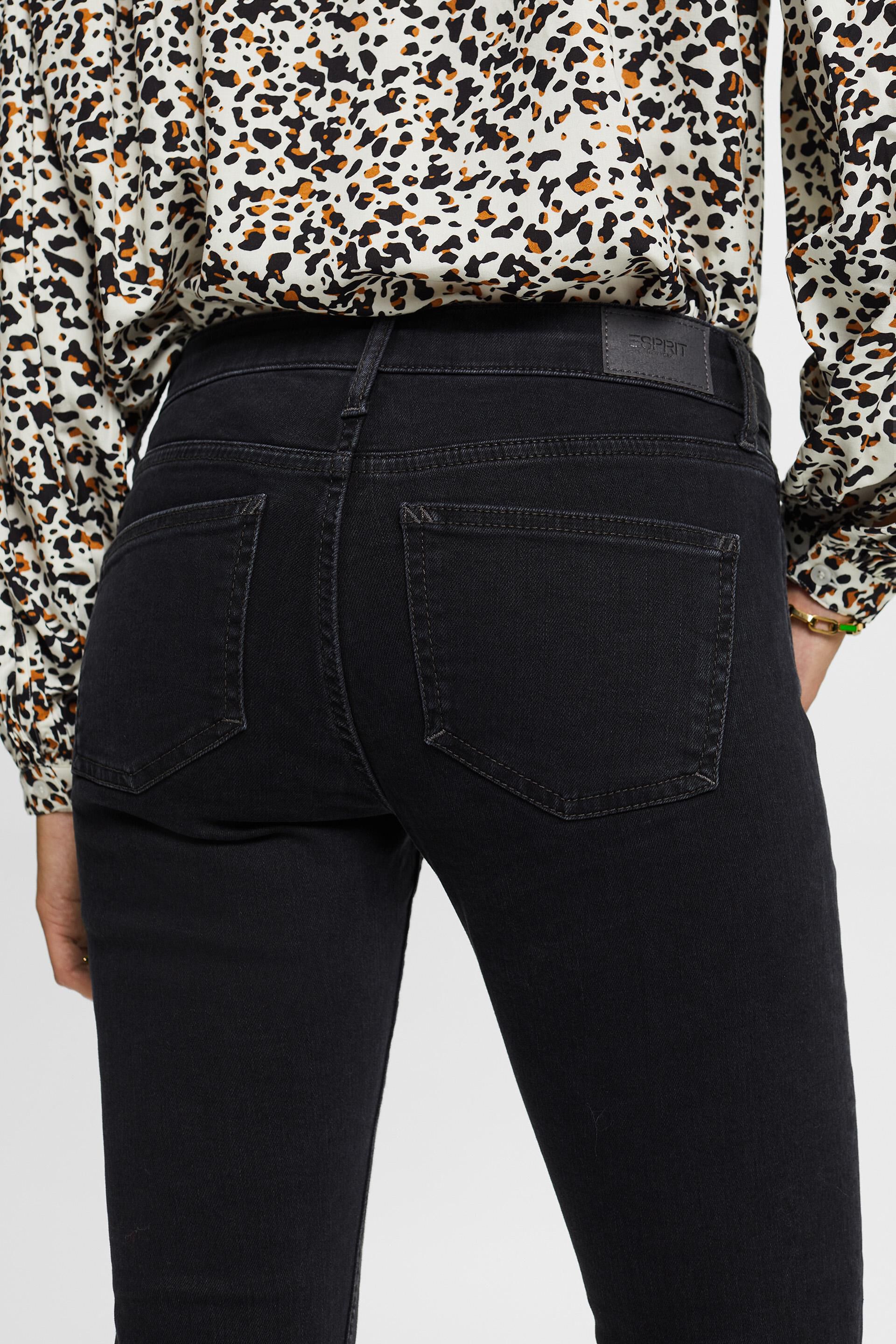 Esprit Damen Bootcut-Jeans mit mittelhohem Bund