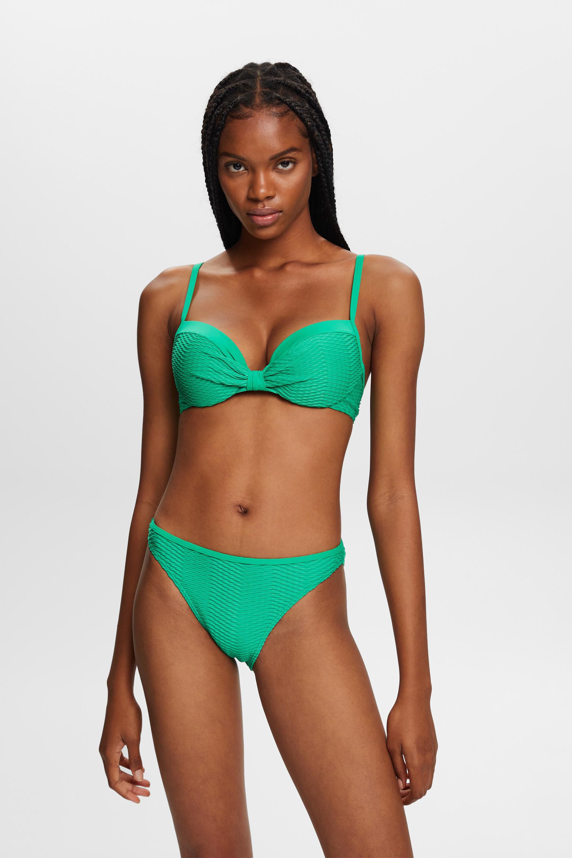 Esprit Sale Recycled: textured bikini bottoms