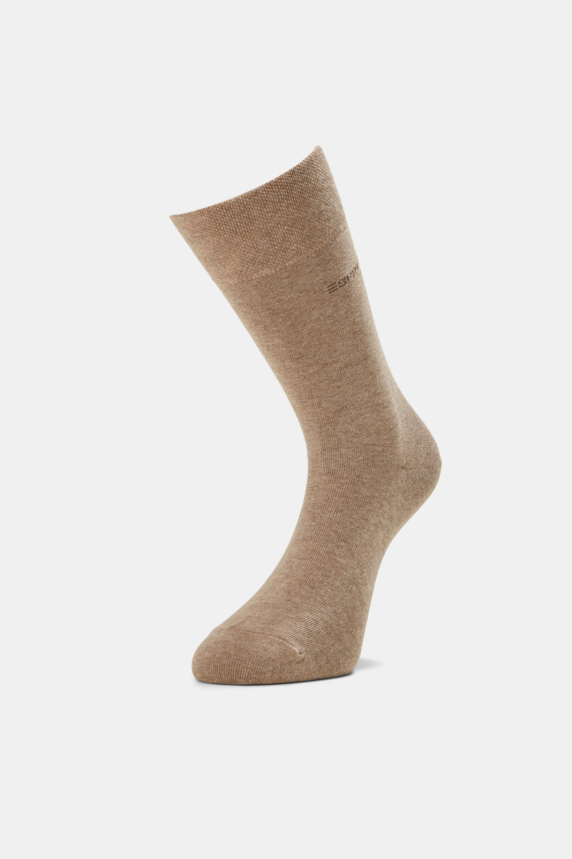 Esprit Doppelpack mit Bio-Baumwollmischung aus Bündchen weichem Socken