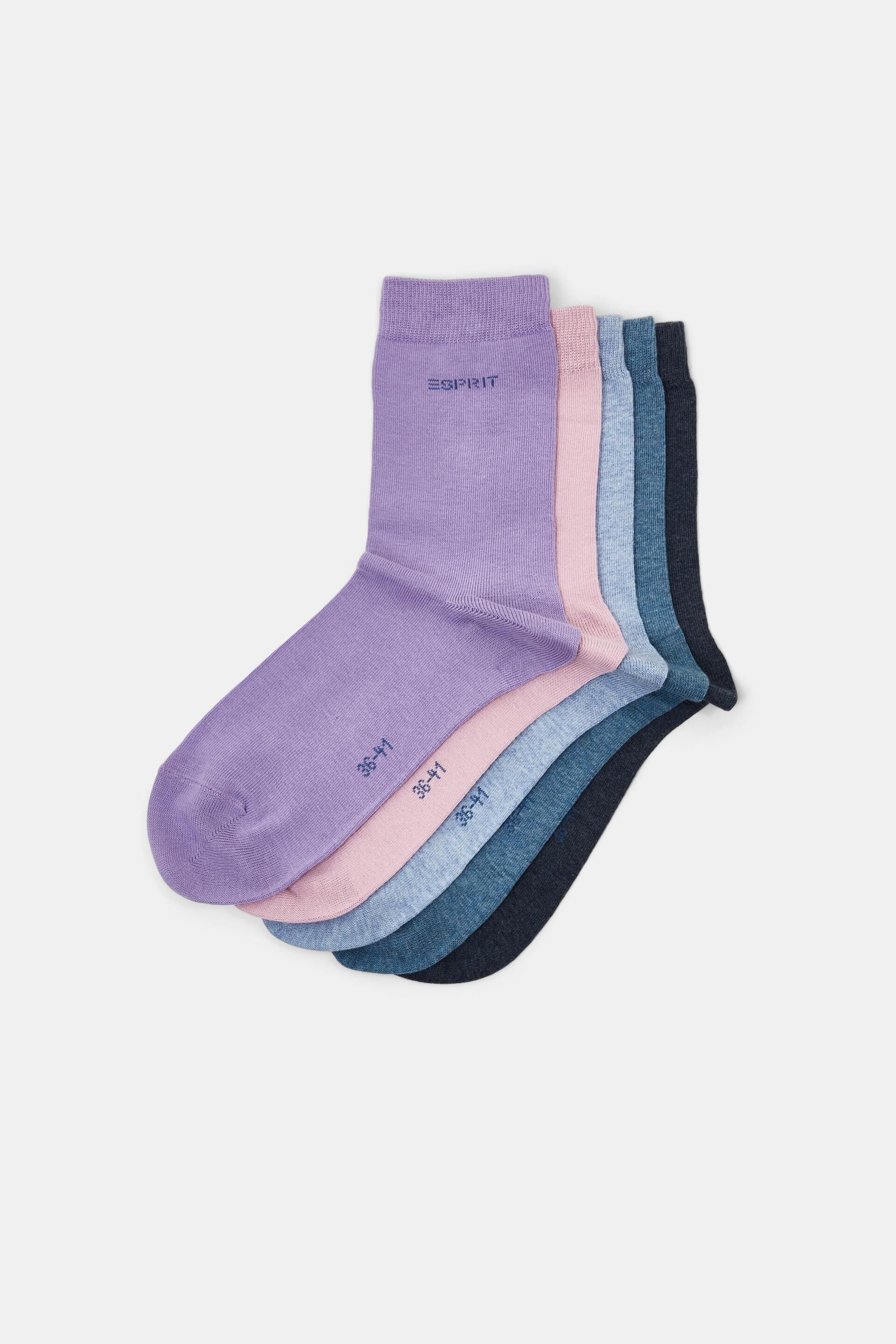 Esprit organic socks, cotton 5-pack of