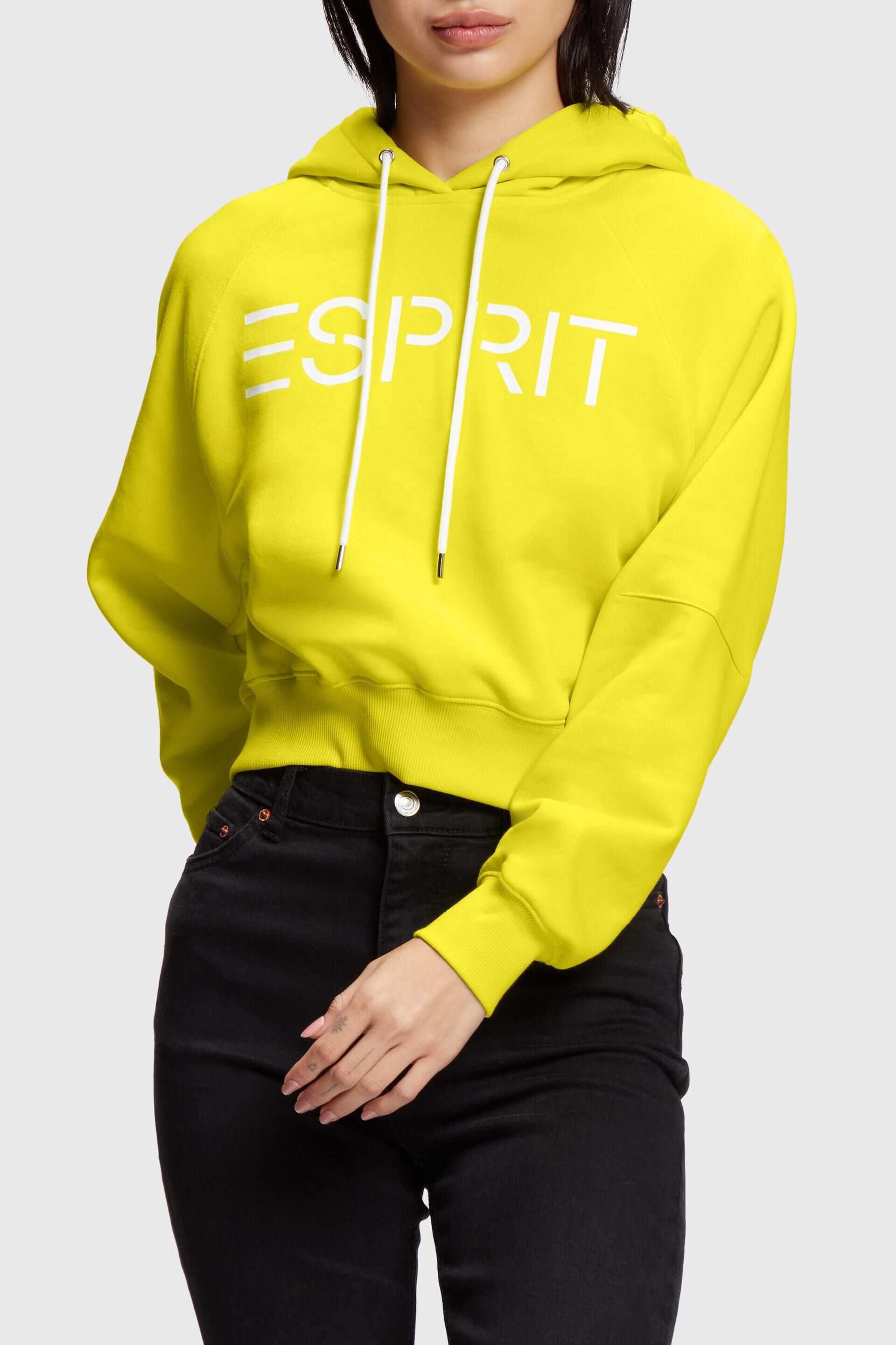 Esprit Damen Cropped logo hoodie