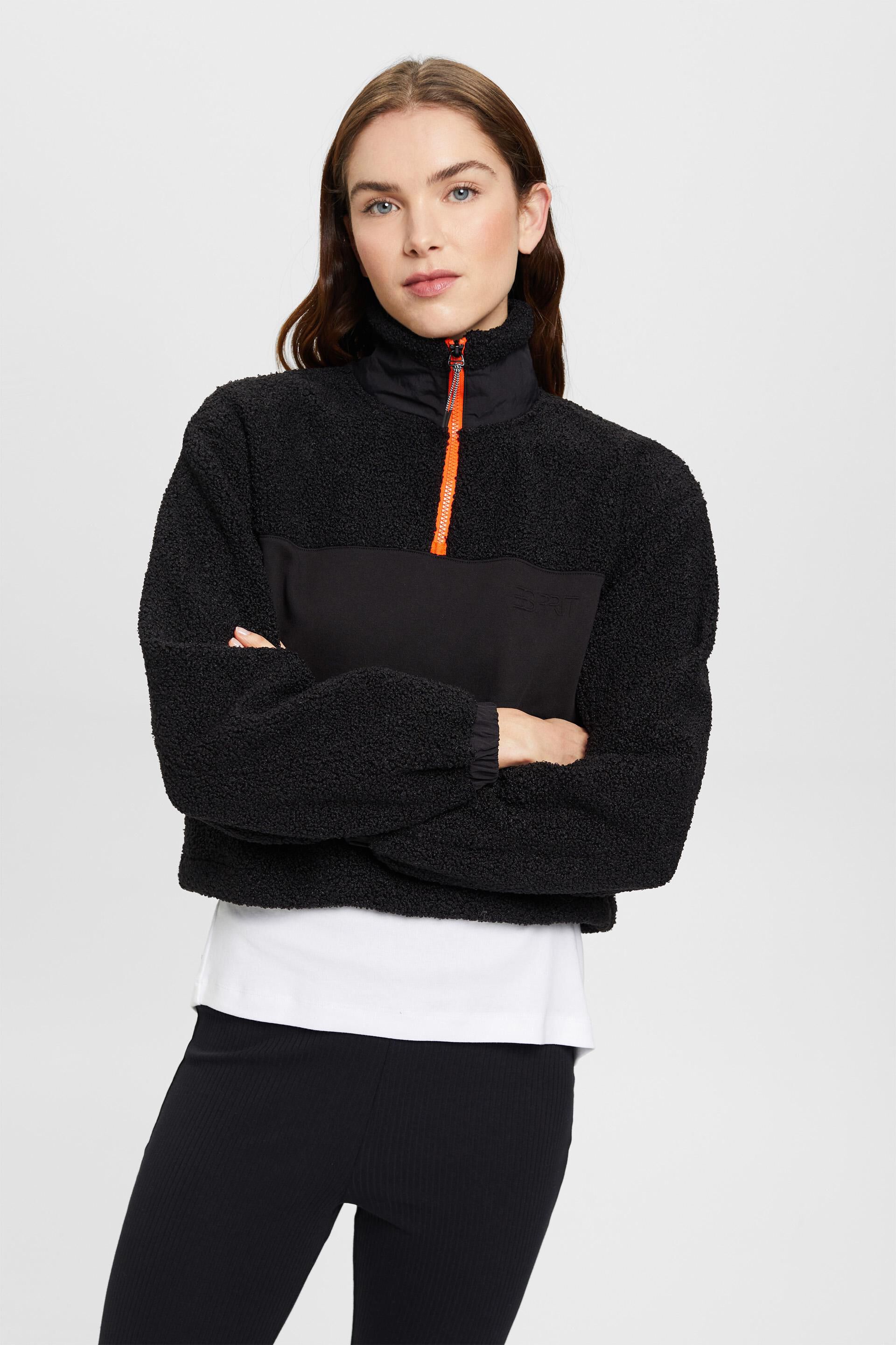 Esprit material half-zip sweatshirt Mixed