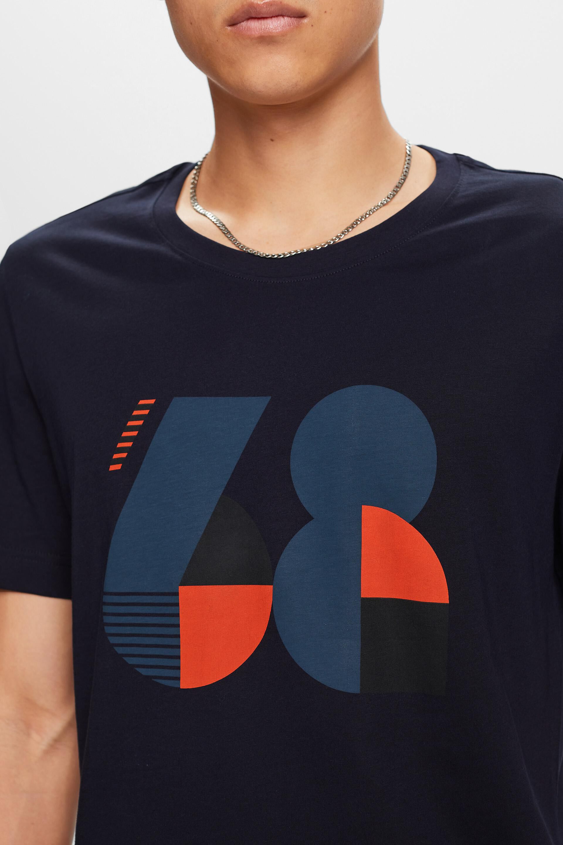 Esprit 100 Aufdruck, Jersey-T-Shirt mit % Baumwolle