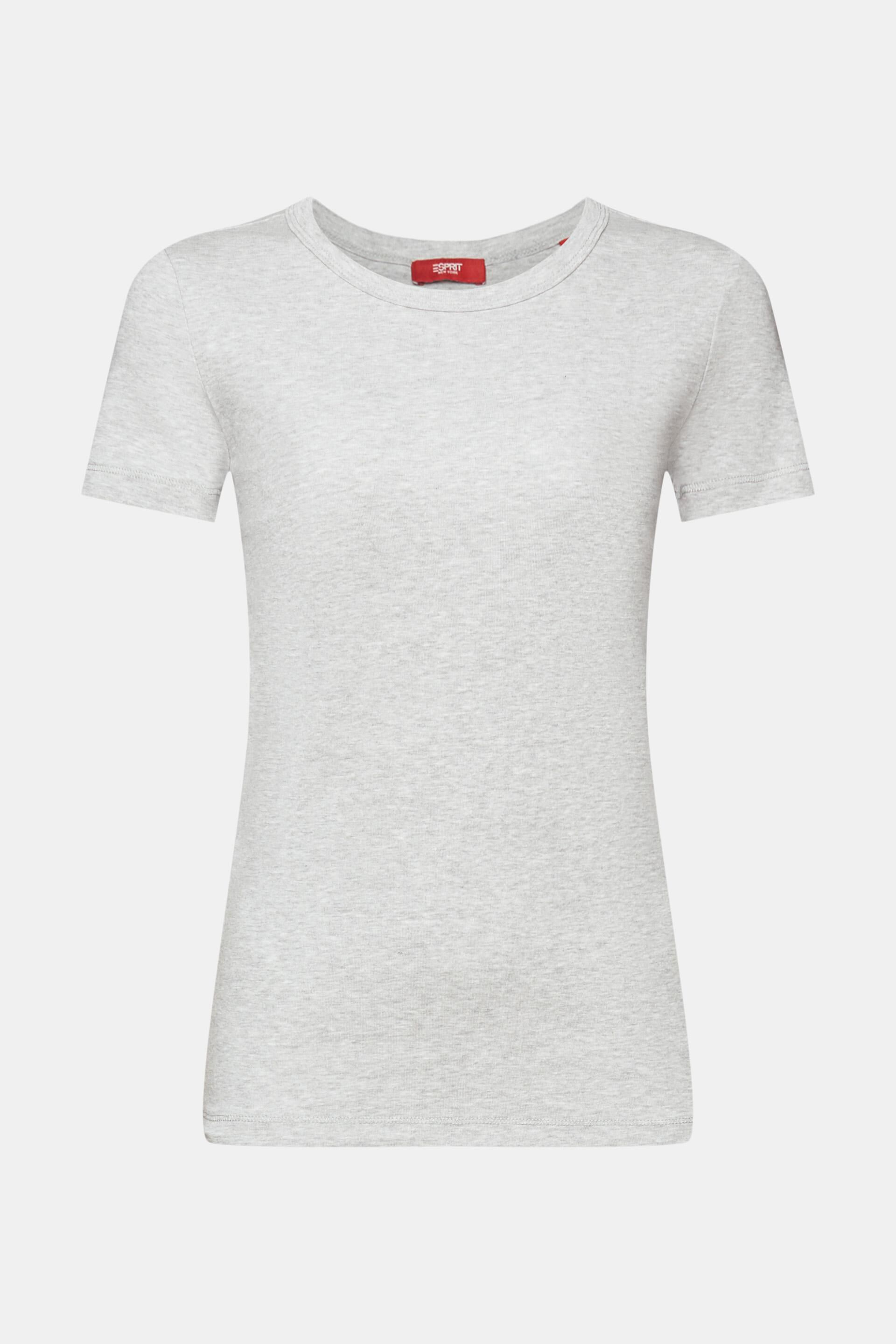Esprit Damen T-Shirt mit Rundhalsausschnitt