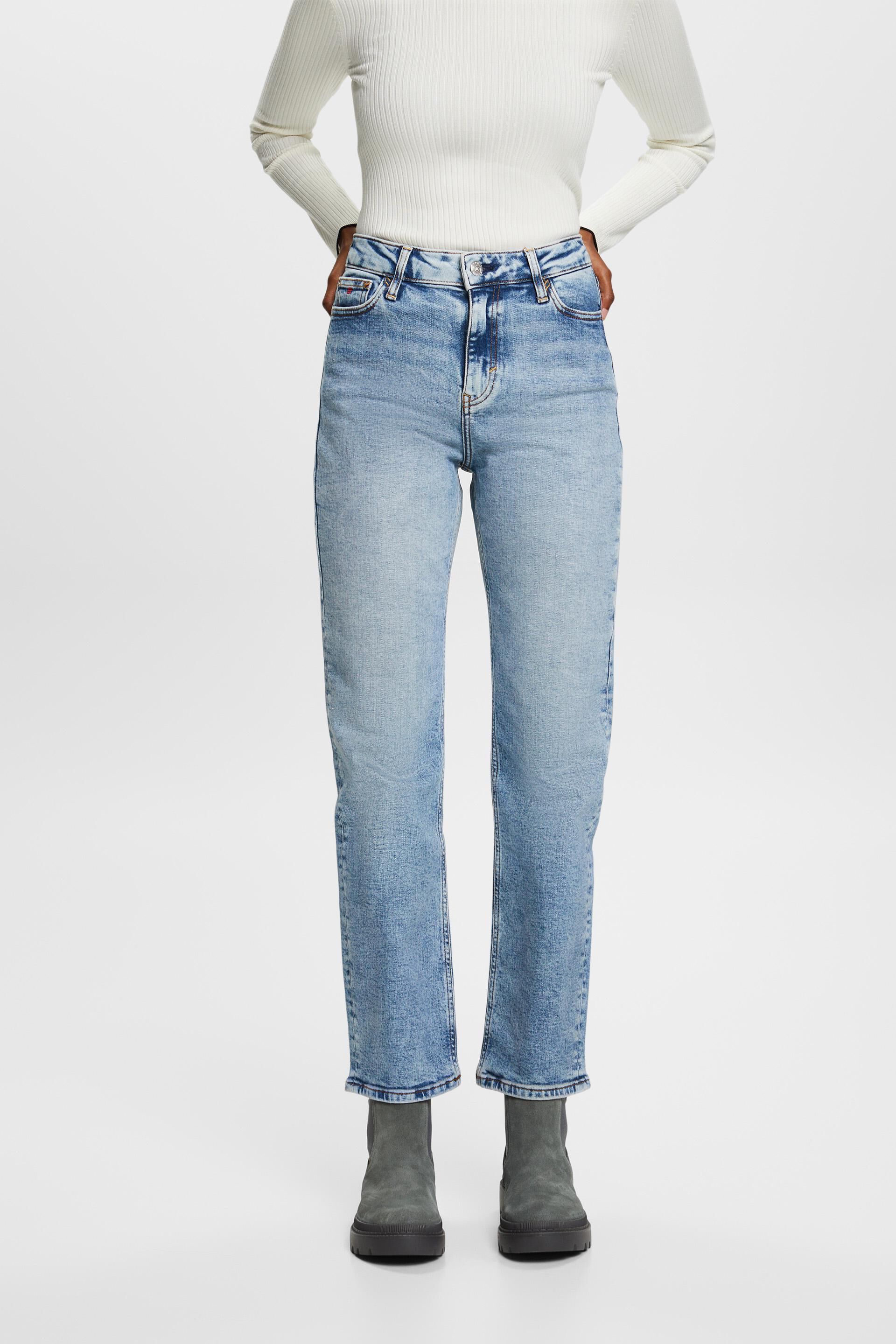 Esprit Damen Premium-Retro-Straight-Jeans