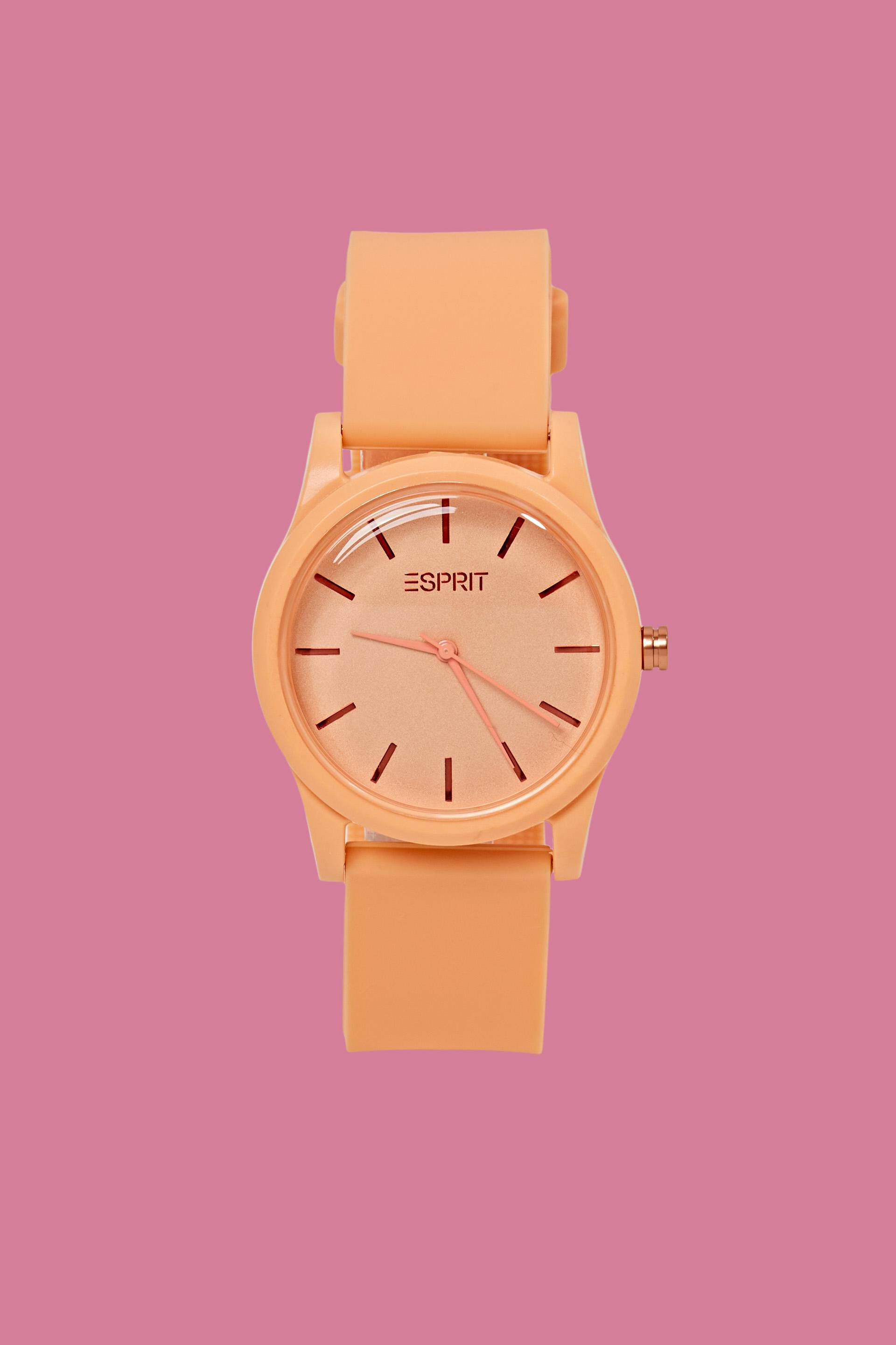 Esprit Online Store Coloured watch with rubber band