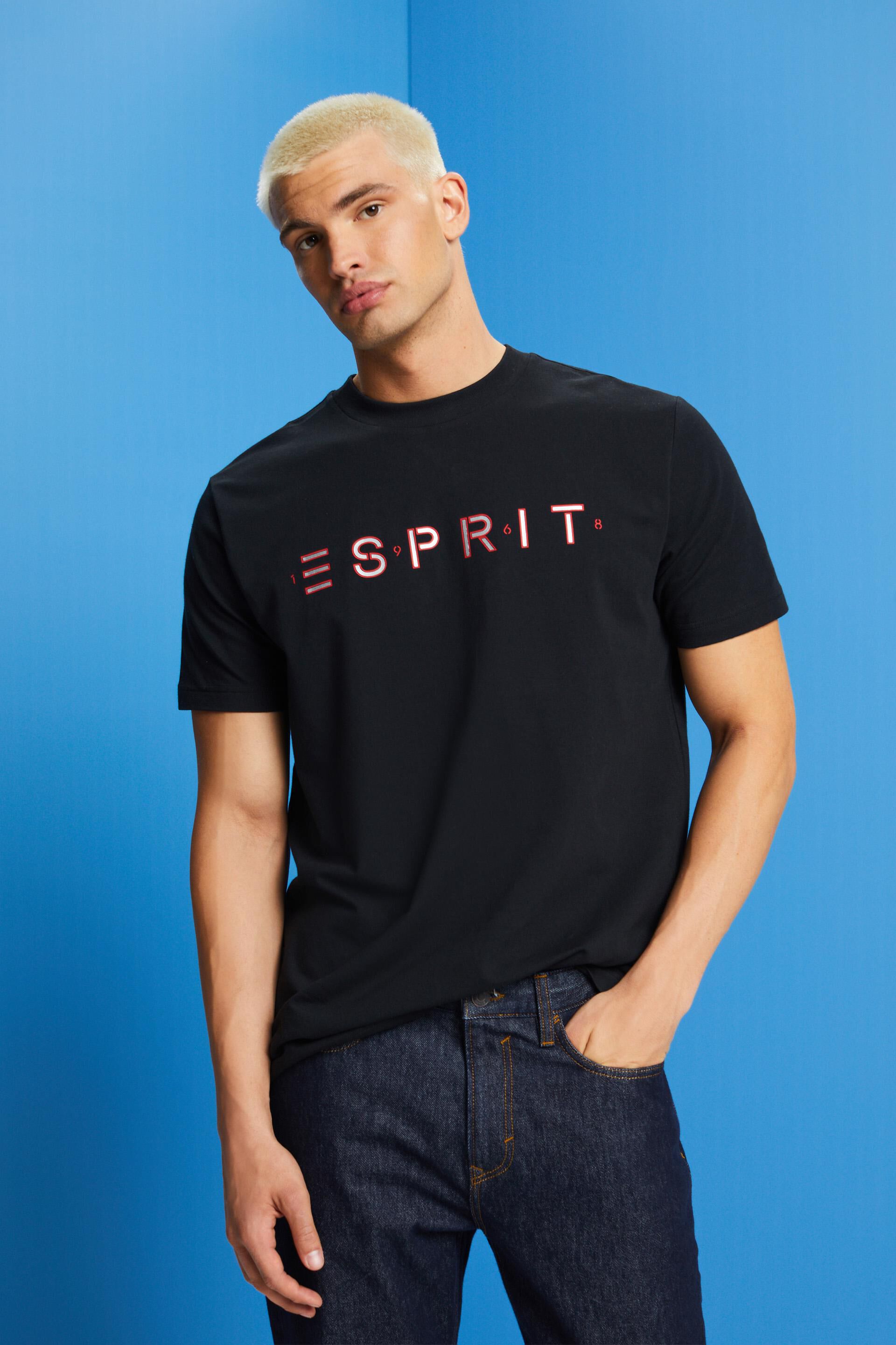 Esprit Cotton Logo T-Shirt Jersey