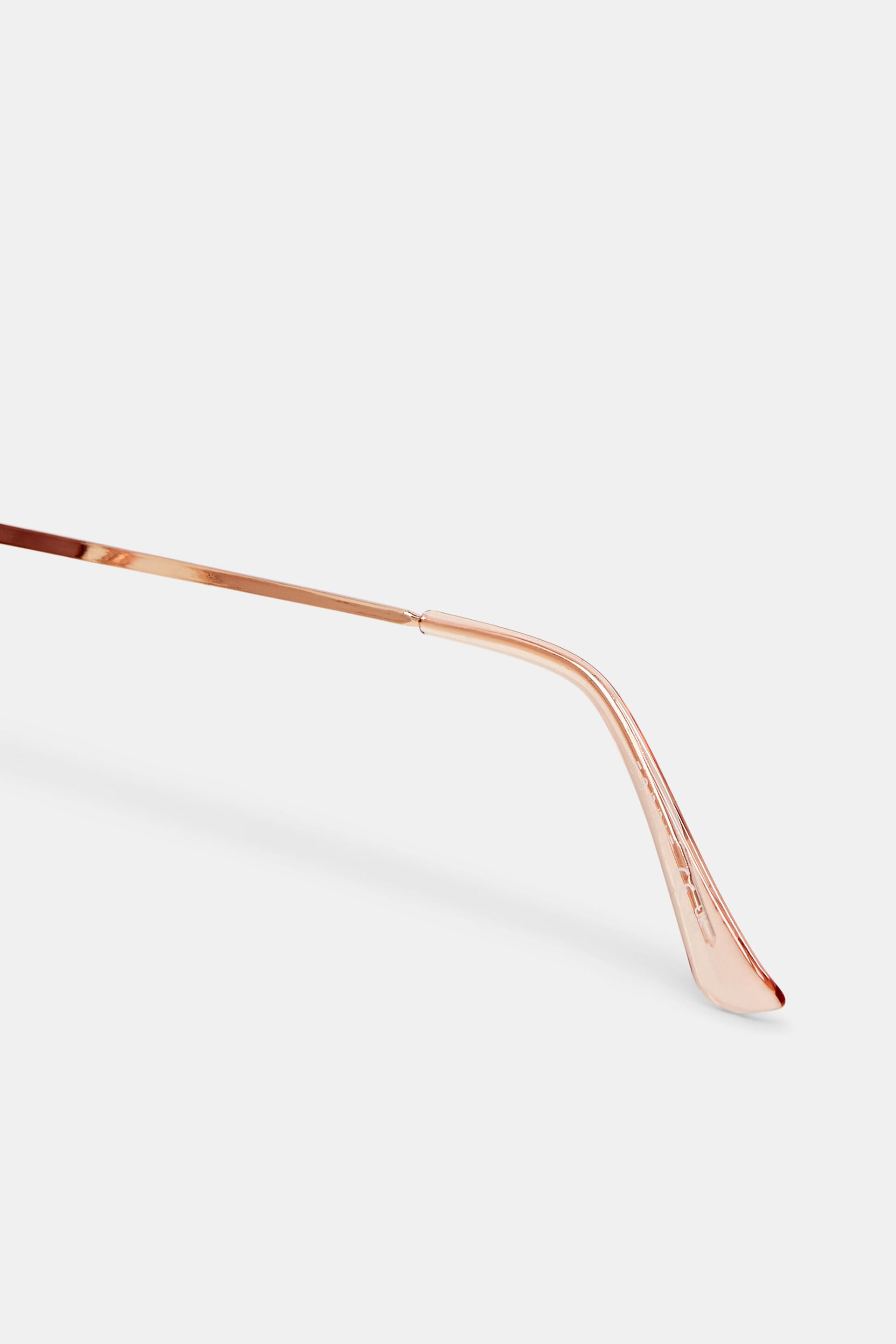 Esprit rosafarbenen mit Unisex-Pilotensonnenbrille Gläsern