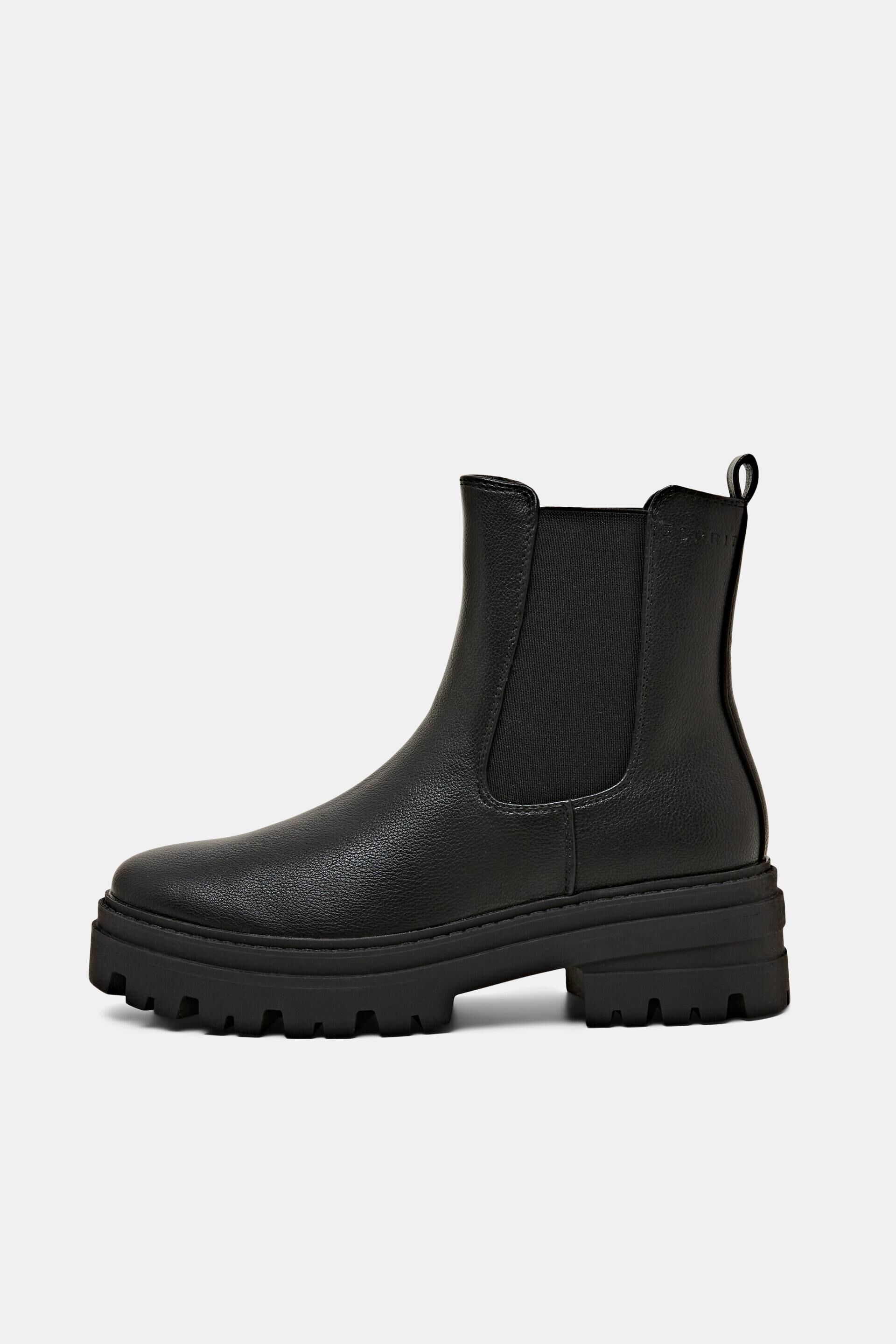 Esprit faux Chunky boots leather