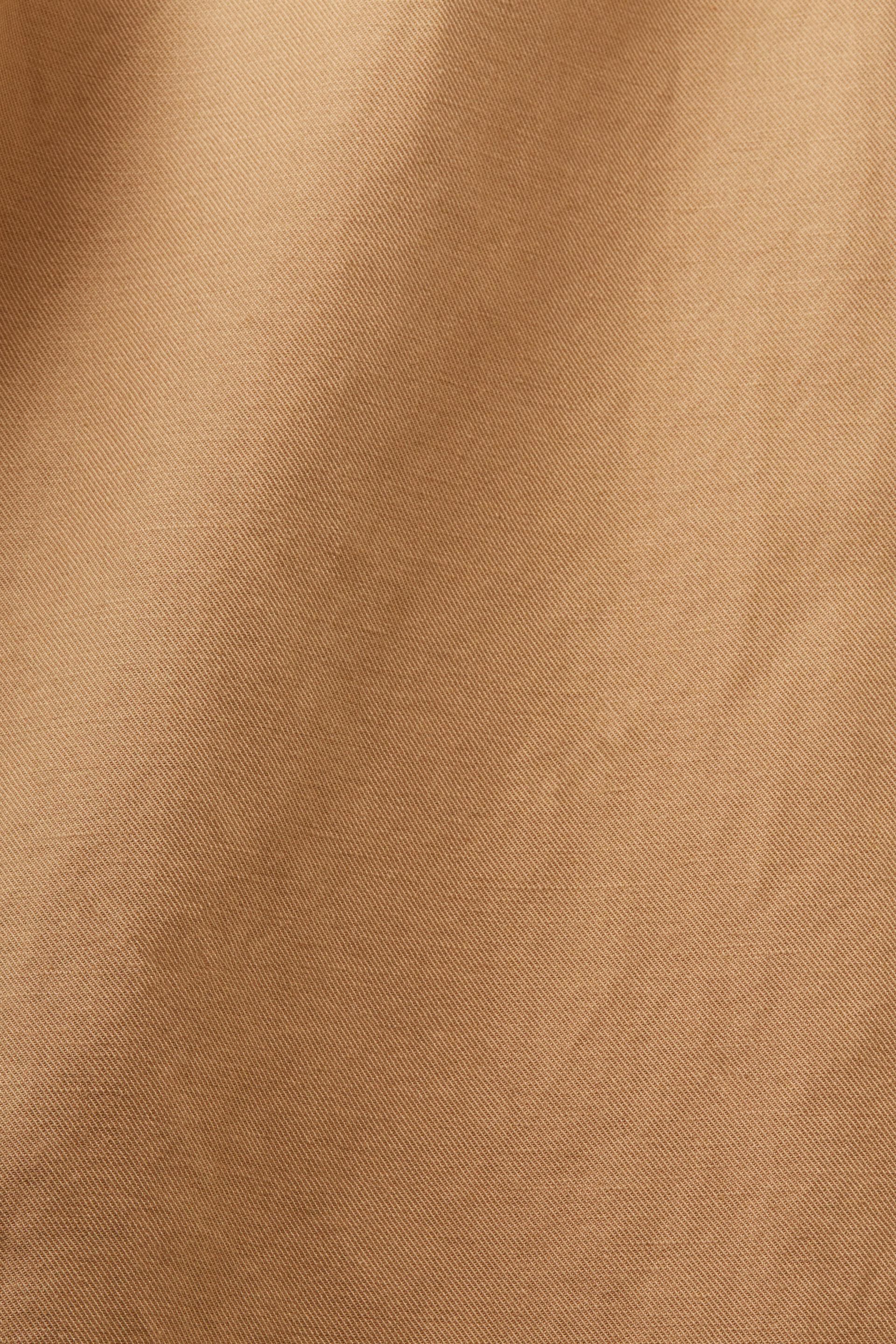 Esprit Bikini Hemdjacke aus Leinenmischung Reißverschluss mit
