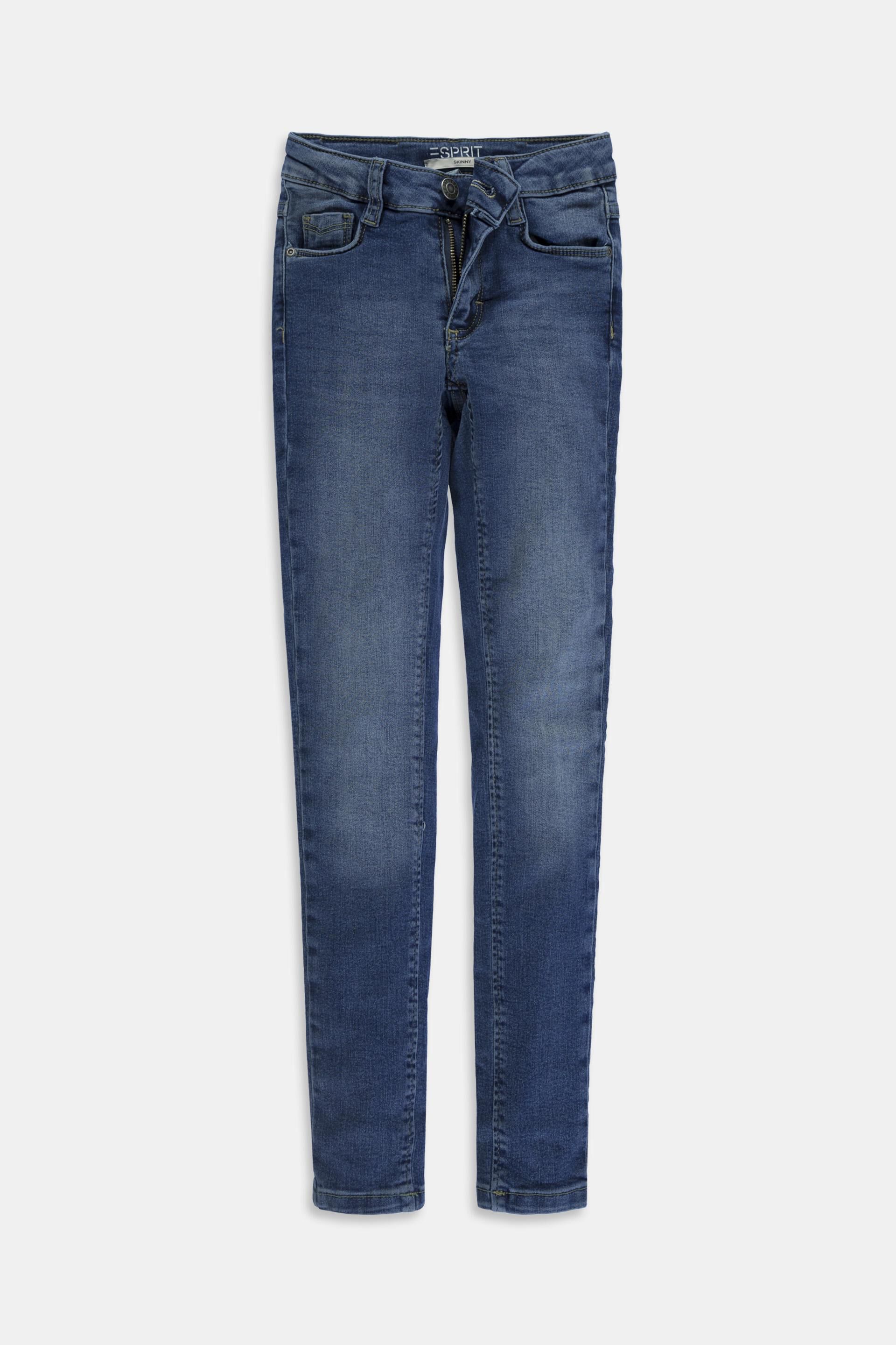 Esprit Outlet Stretch jeans available in different widths with an adjustable waistband