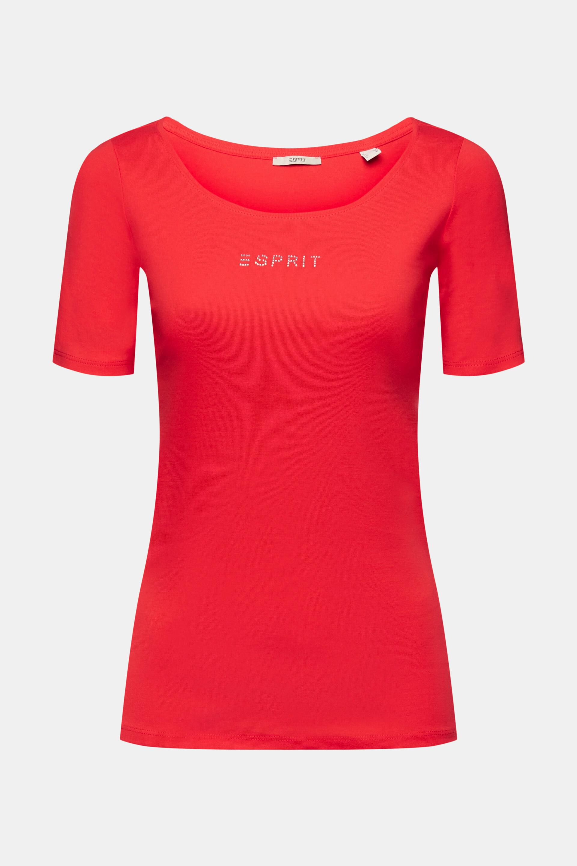 Esprit mit Strass-Logo T-Shirt