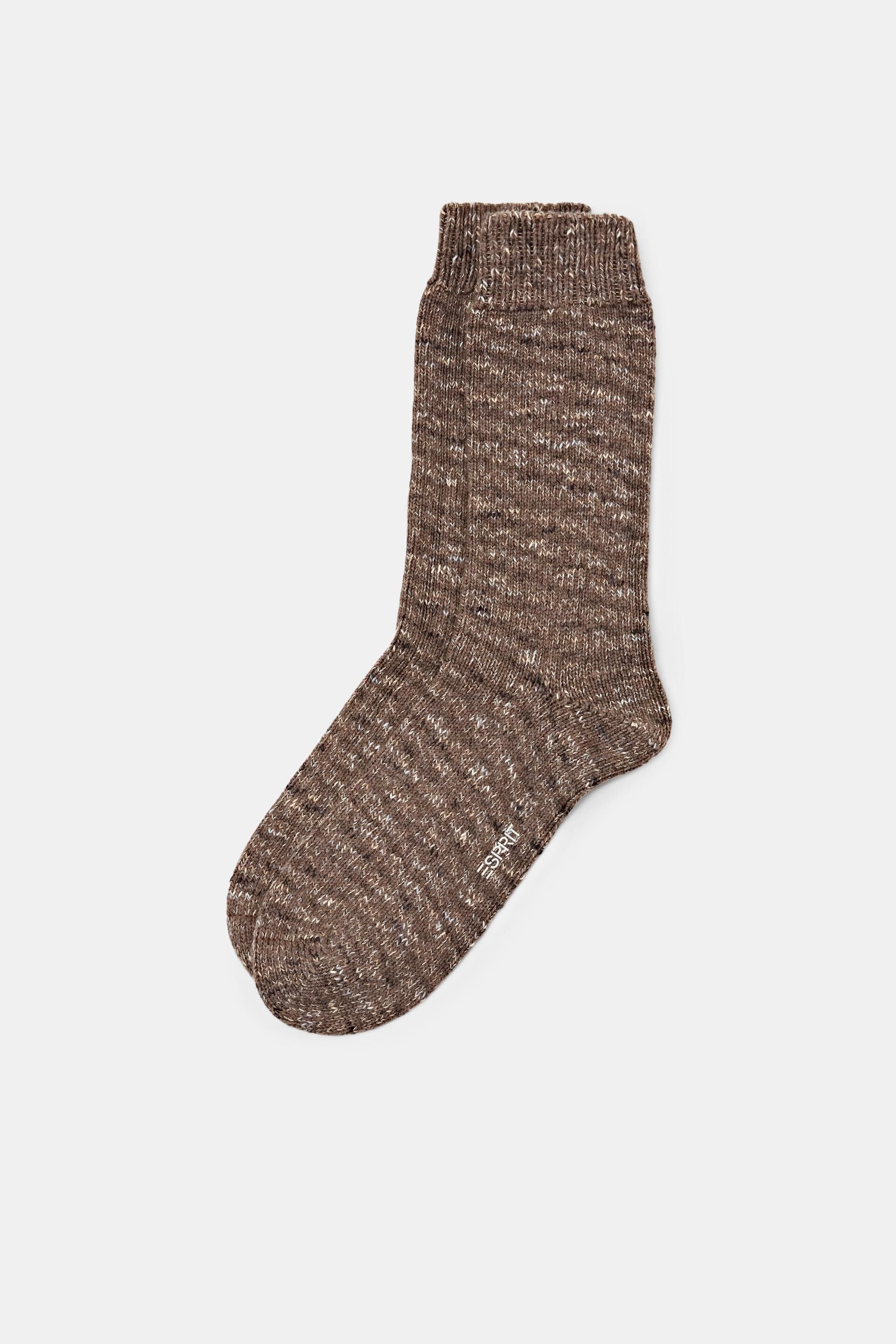 Chunky knit boot socks
