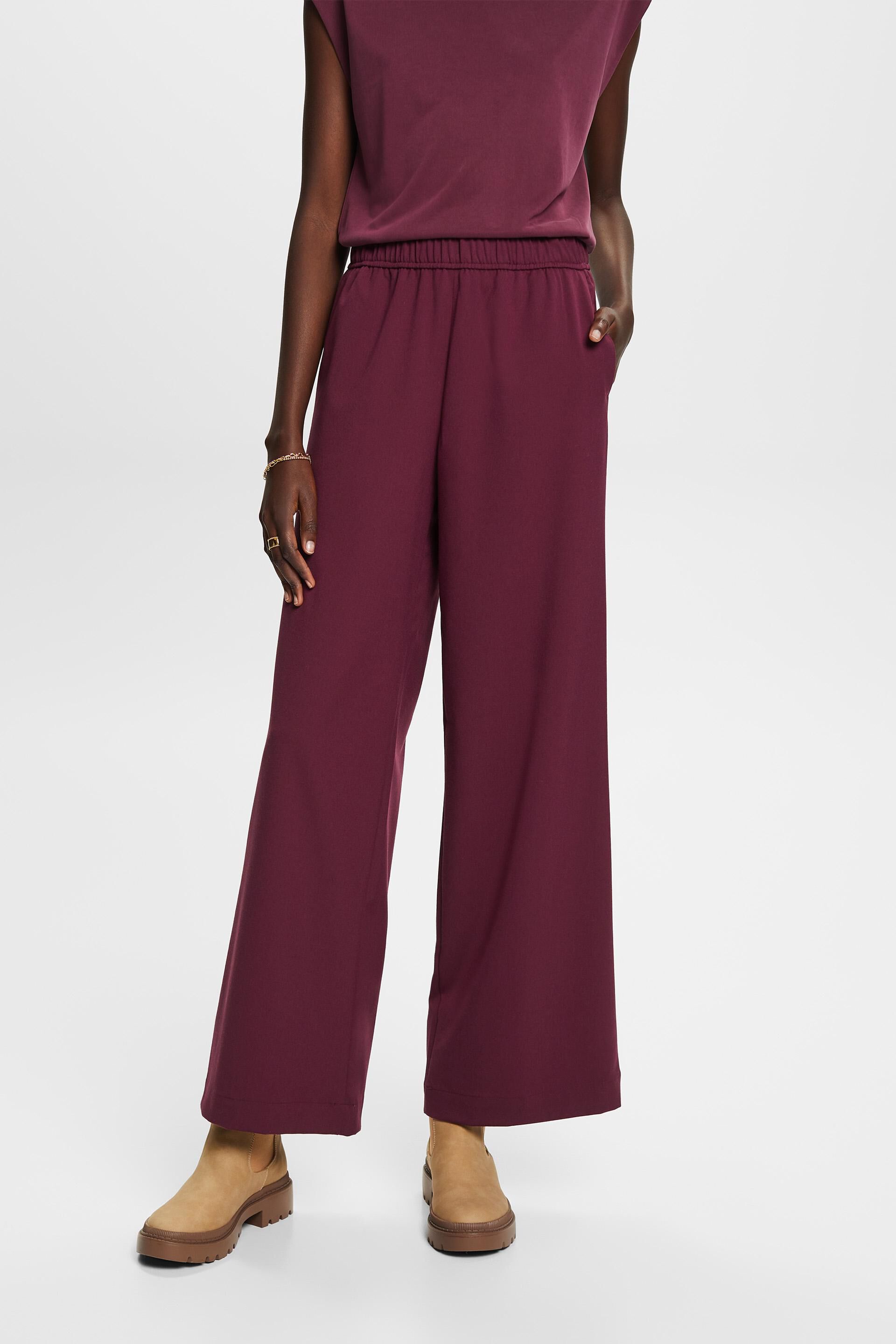 Esprit pull-on trousers Wide leg