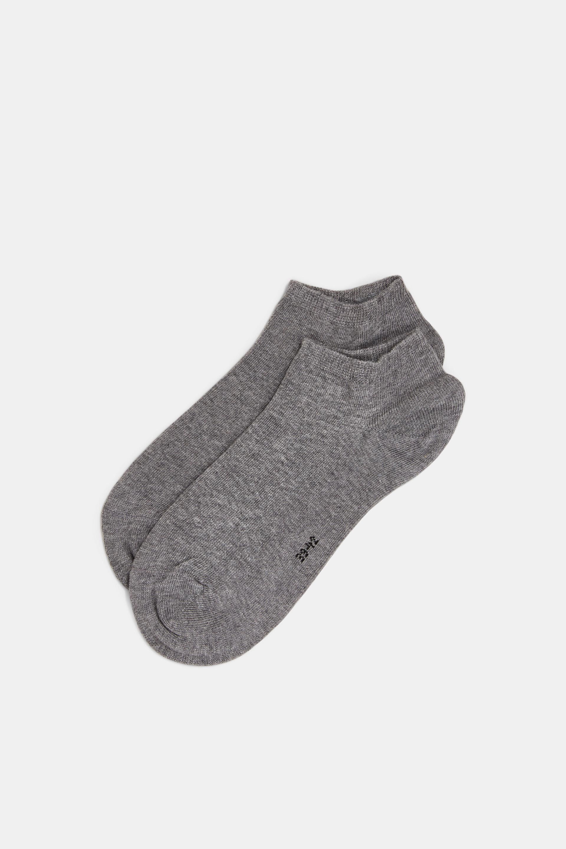 Esprit Online Store 2-pack of trainer socks, organic cotton