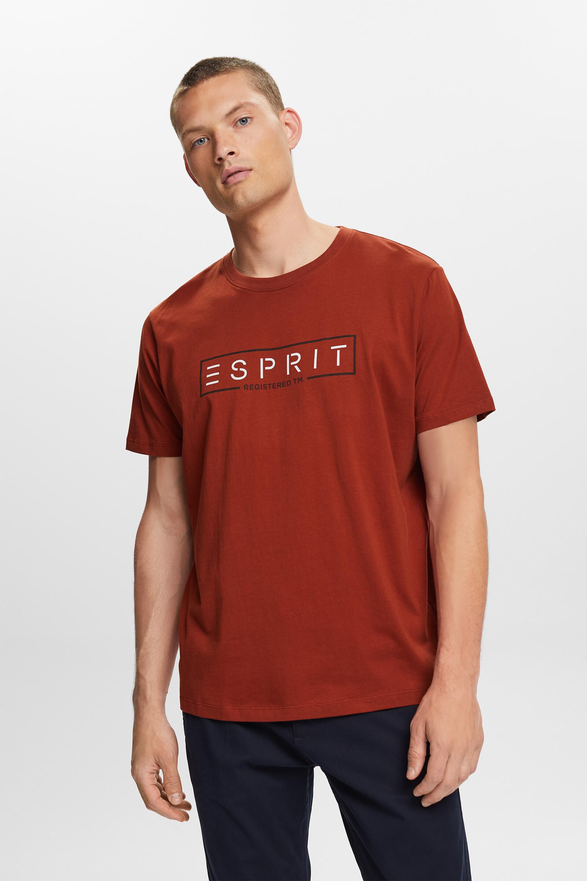 Esprit mit Logo-Print Jersey-T-Shirt
