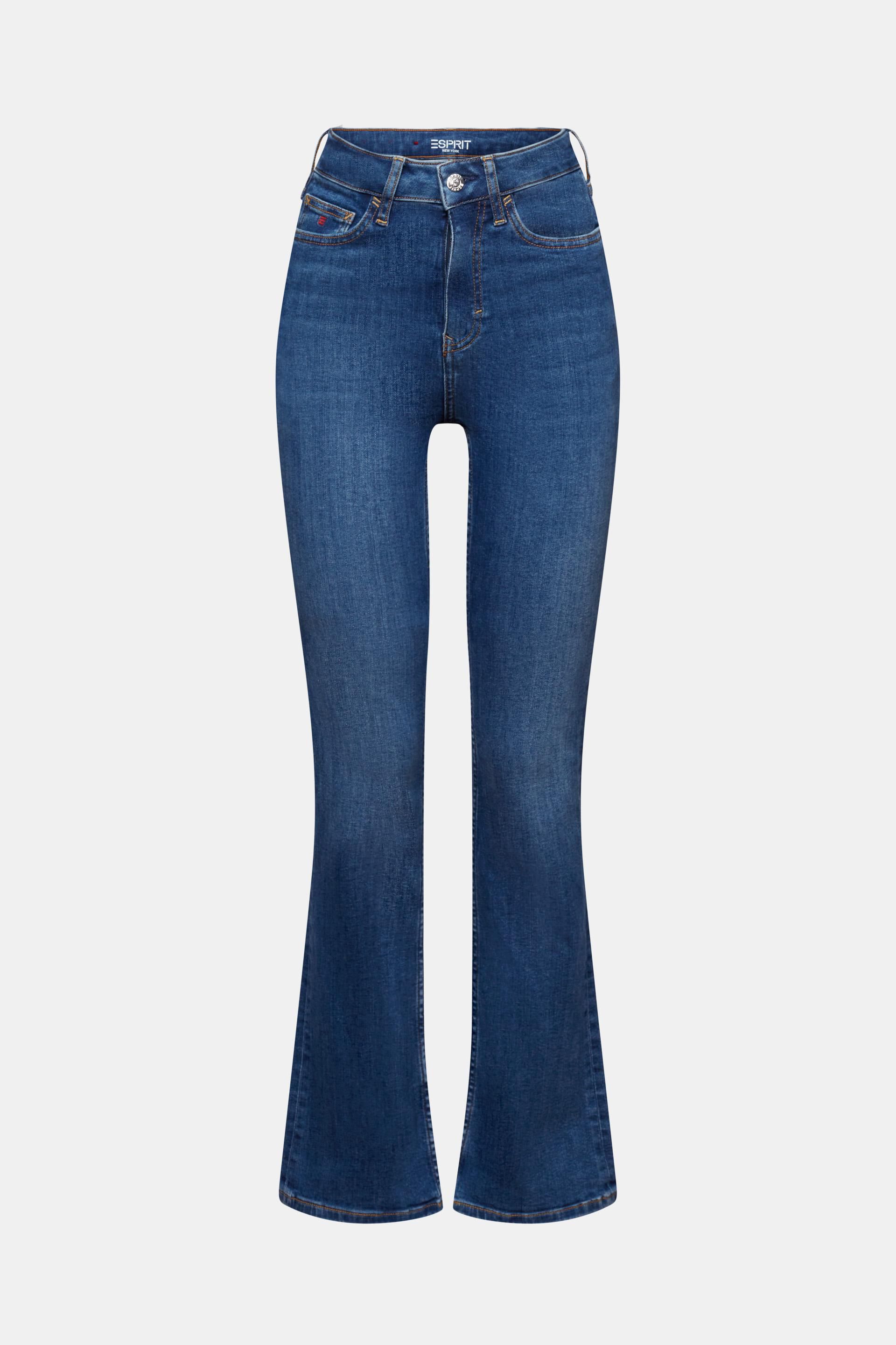 Esprit Hochwertige mit Bund hohem Bootcut-Jeans