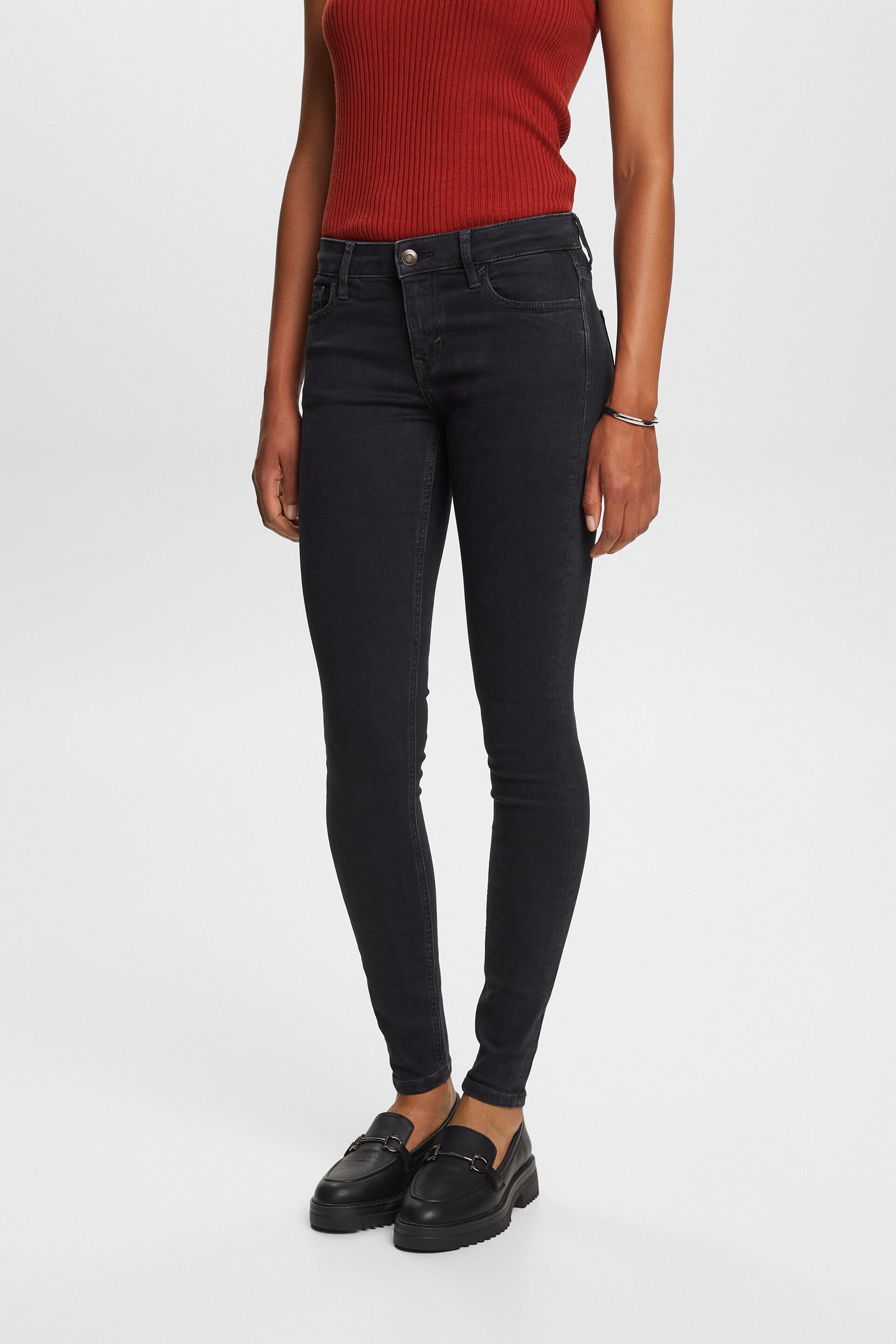 Esprit jeans skinny mid-rise Recycled: