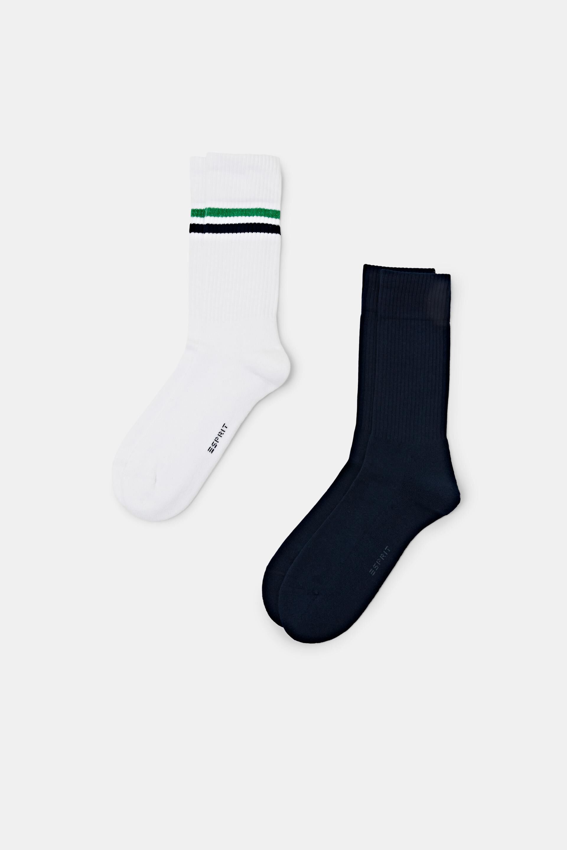 Esprit athletic organic 2-pack cotton of socks,