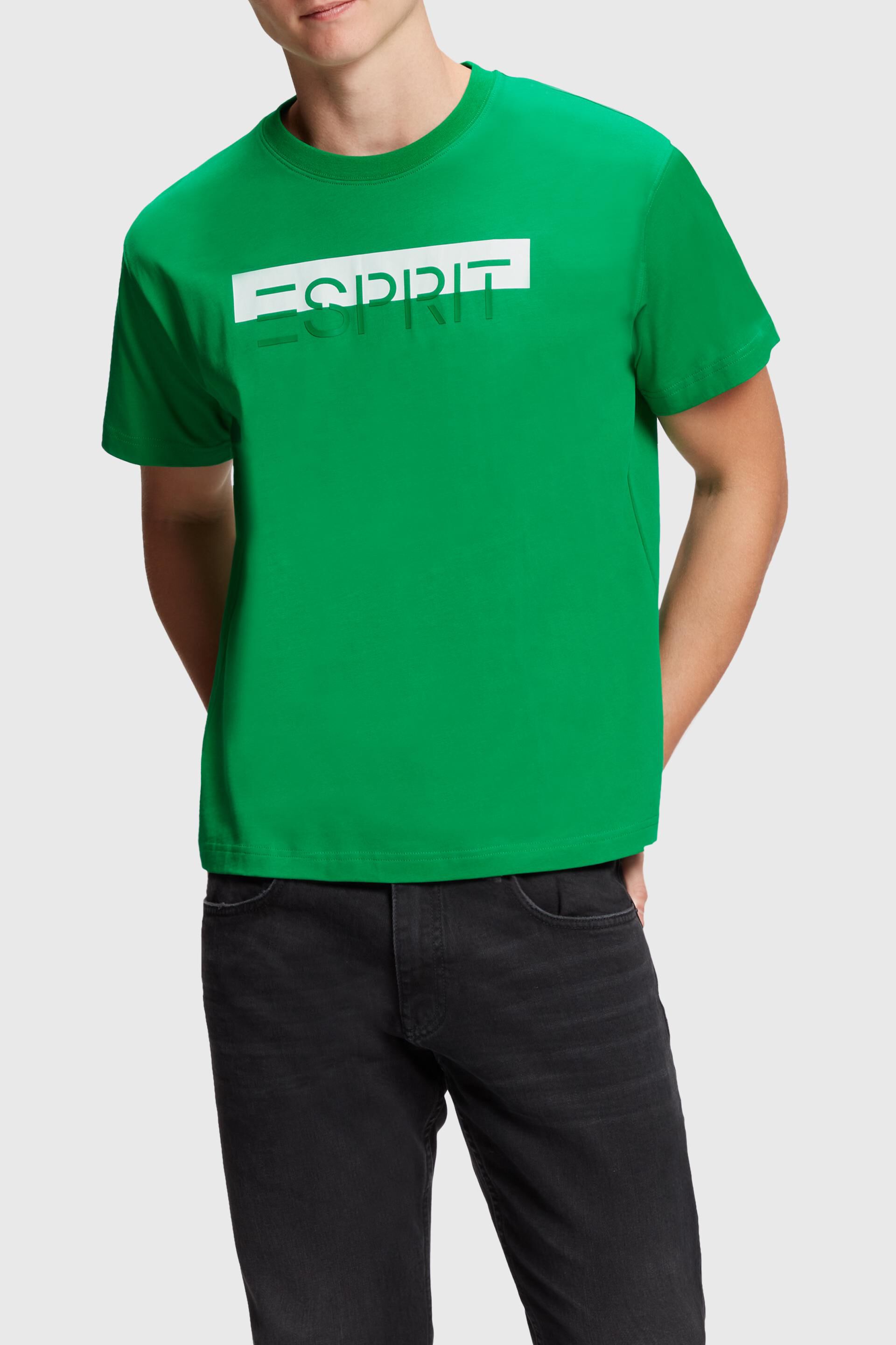 Esprit Bikini Mattglänzendes T-Shirt mit Logo-Applikation