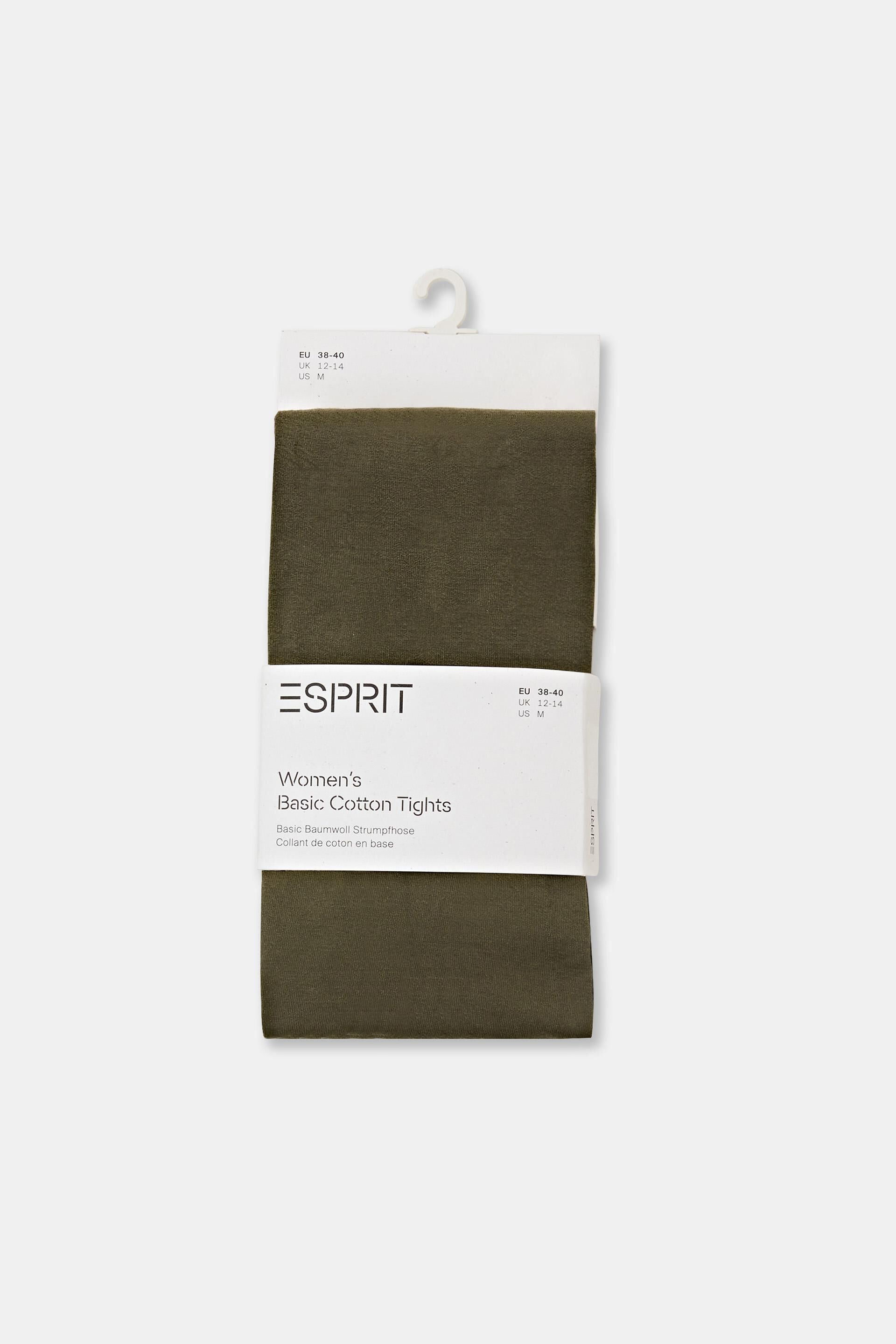 Esprit Online Store Opaque cotton blend tights