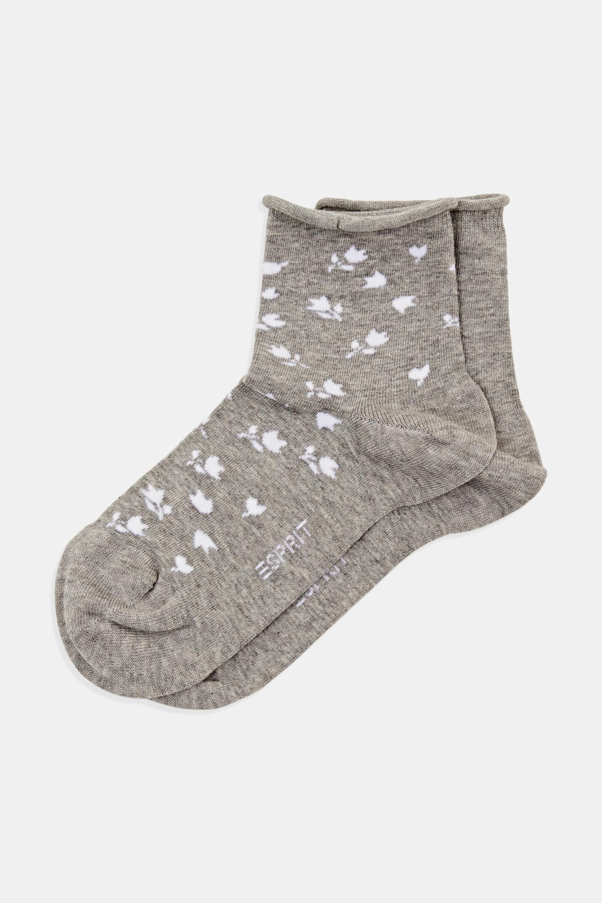 Esprit Online Store 2er-Pack kurze Socken Blumenmuster mit