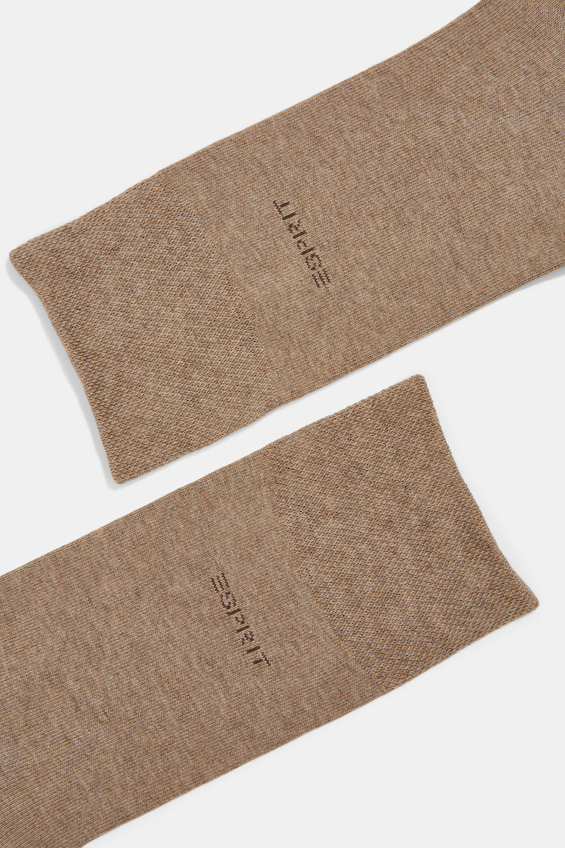 Esprit Doppelpack mit Bio-Baumwollmischung aus Bündchen weichem Socken