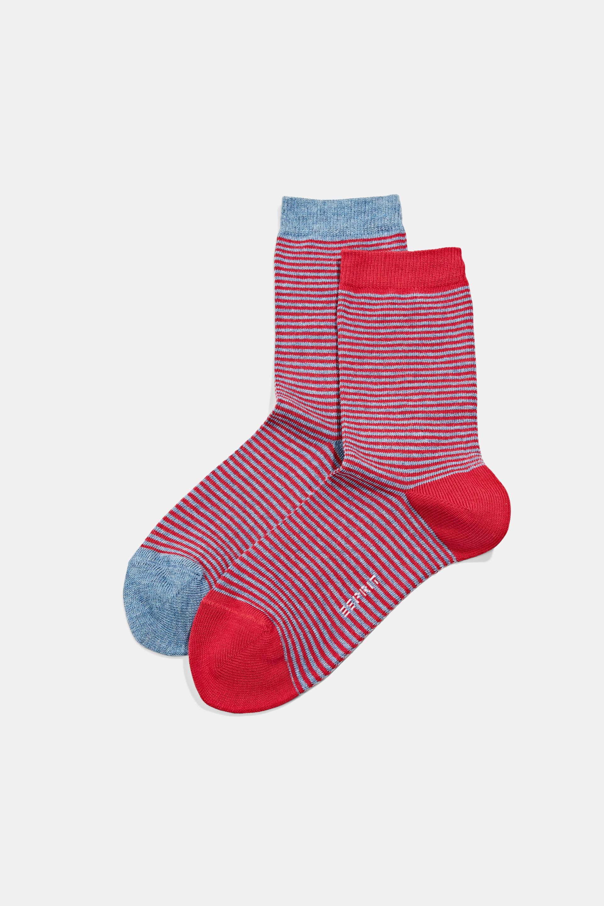 Esprit Bio-Baumwolle Doppelpack gestreifte aus Socken