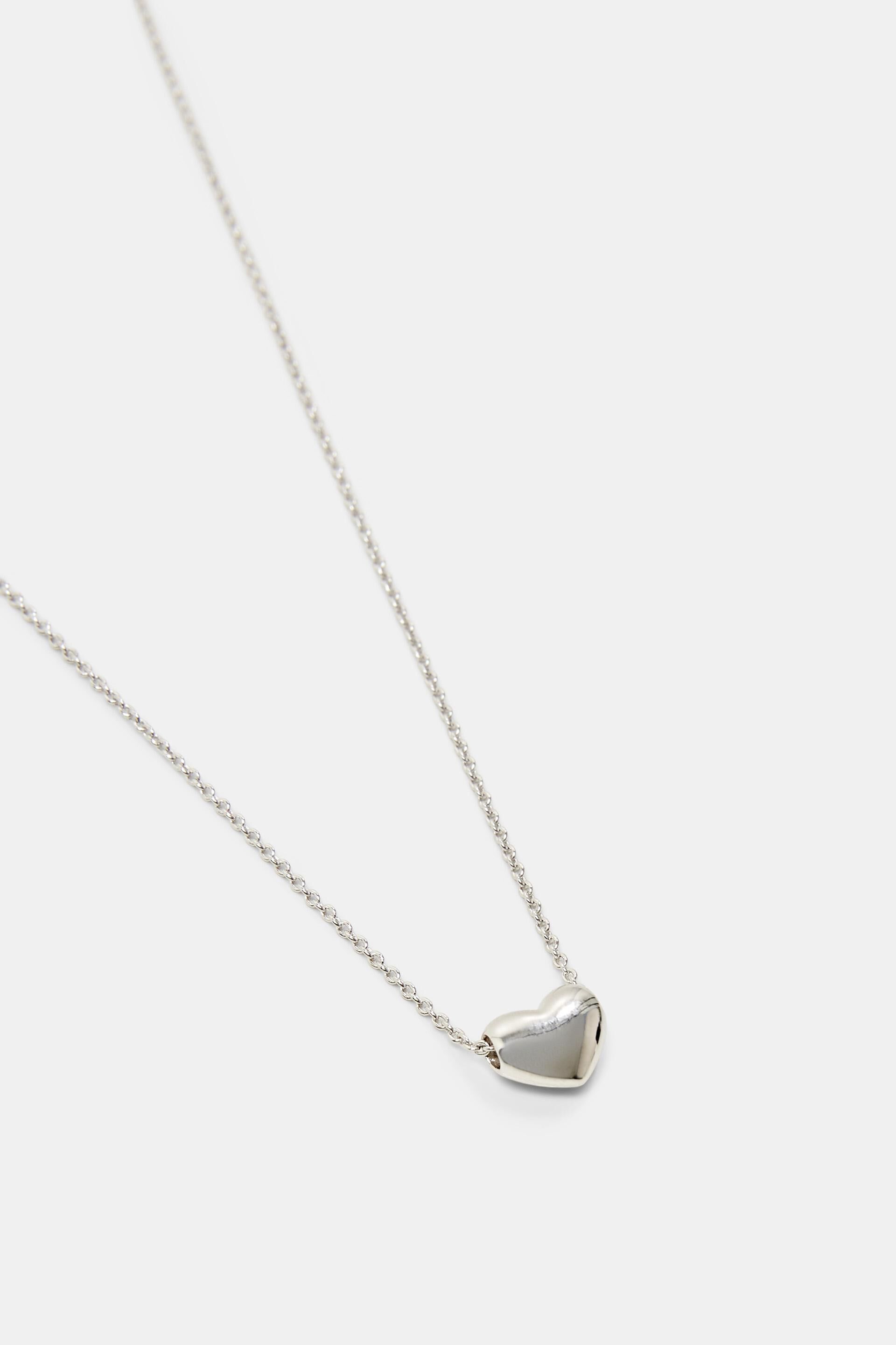 Esprit Online Store Halskette aus Sterlingsilber Herzanhänger mit