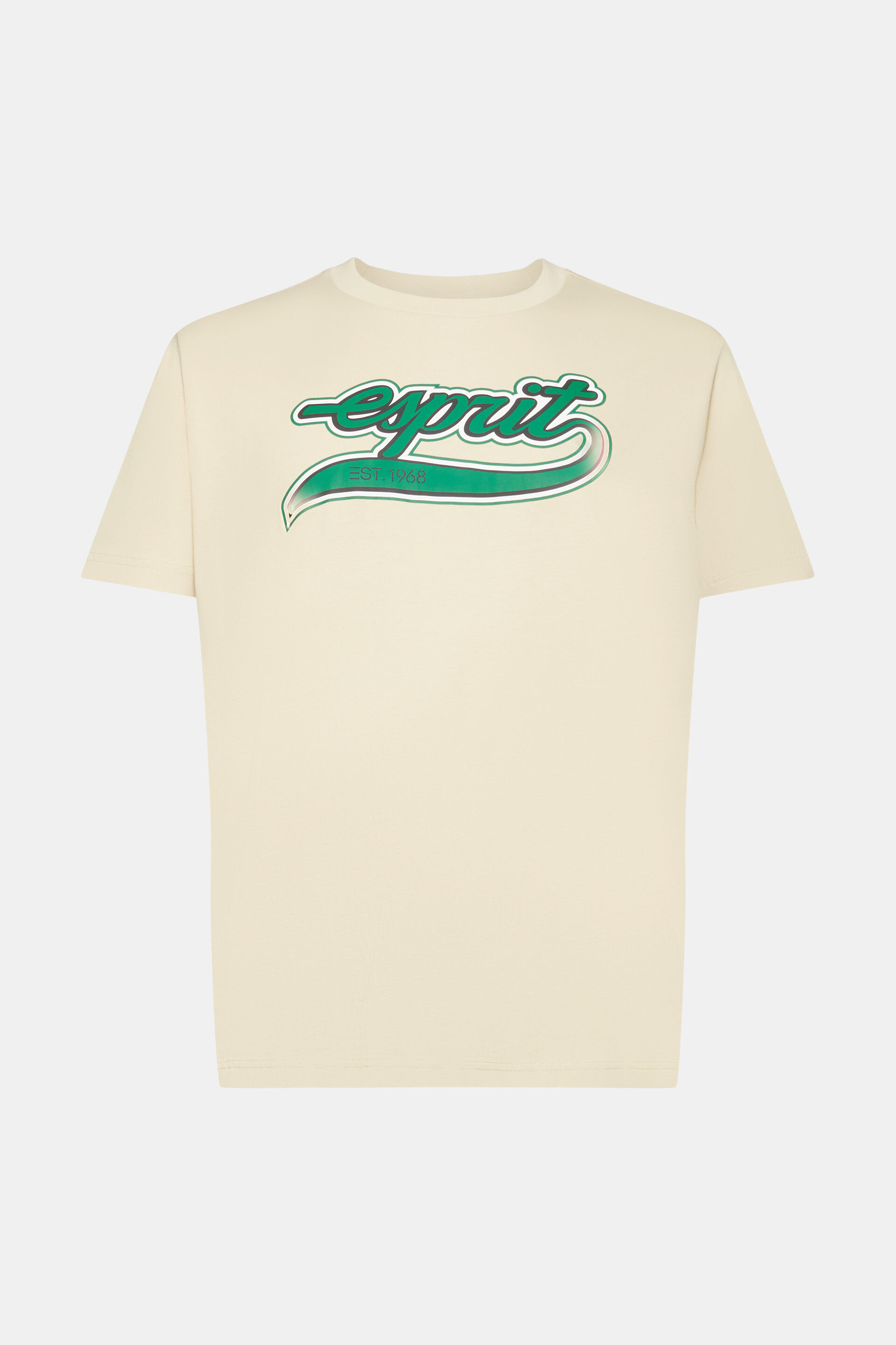 Esprit aus mit T-Shirt Baumwolle Retro-Logoprint