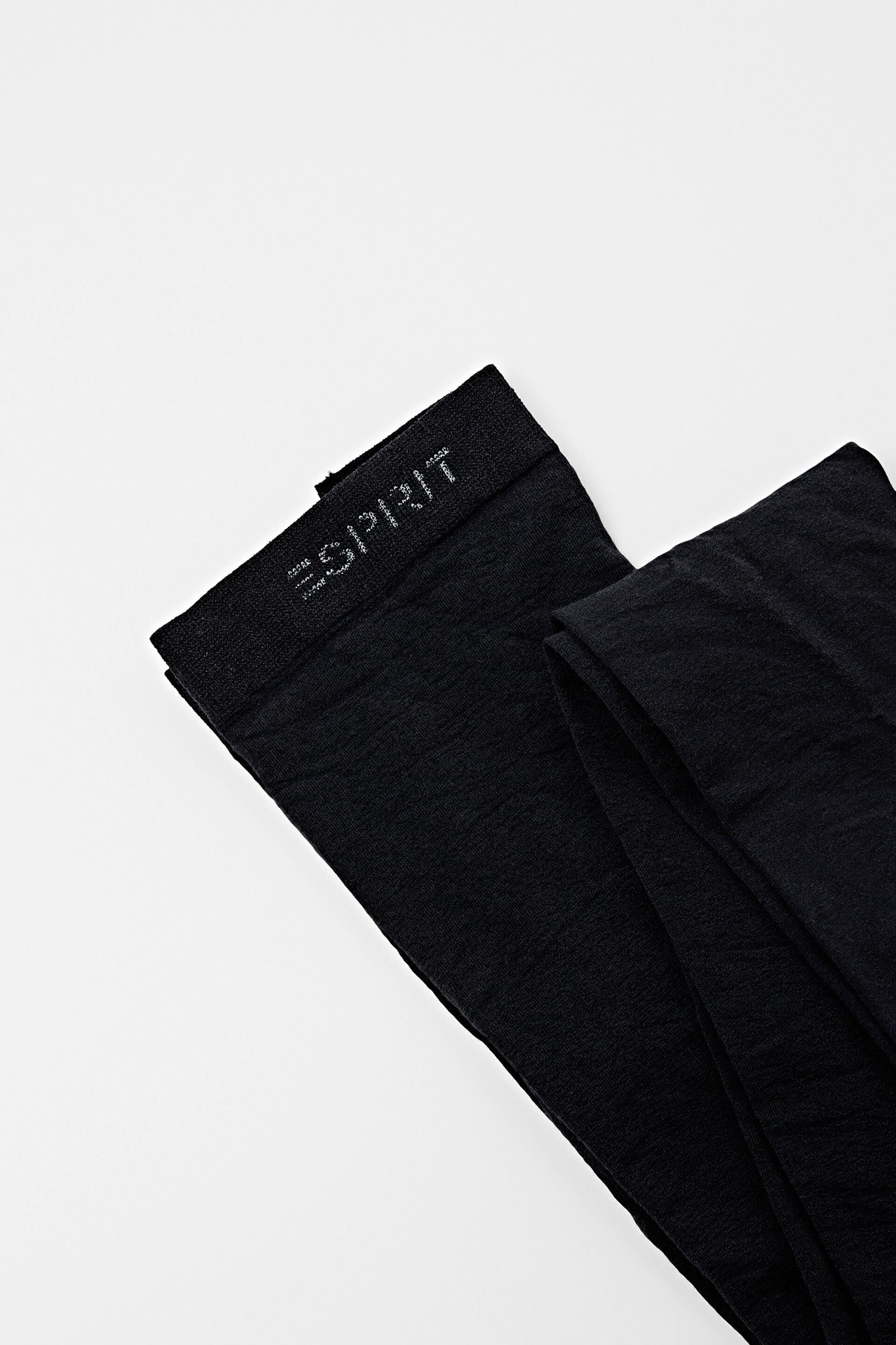 Esprit Online Store Blickdichte Strumpfhose aus Baumwollmischung