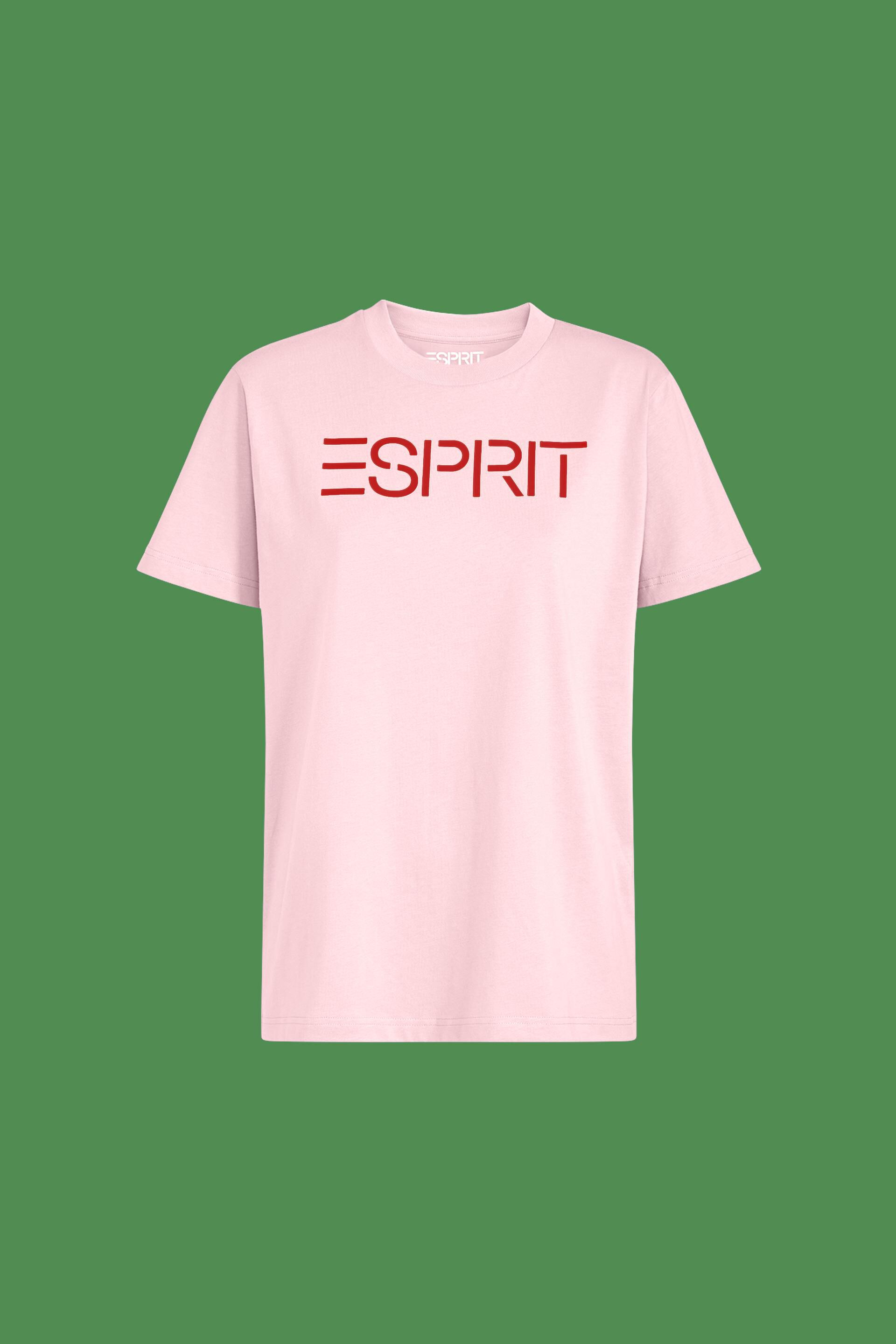 Esprit Damen T-Shirt aus Jersey-Baumwolle mit Logo