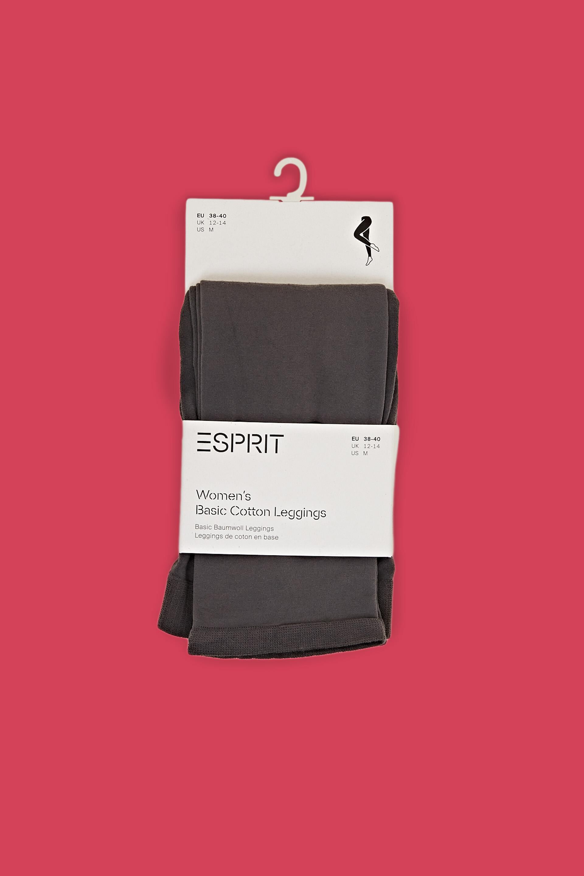 Esprit Online Store Blickdichte Leggings aus Baumwollmischung