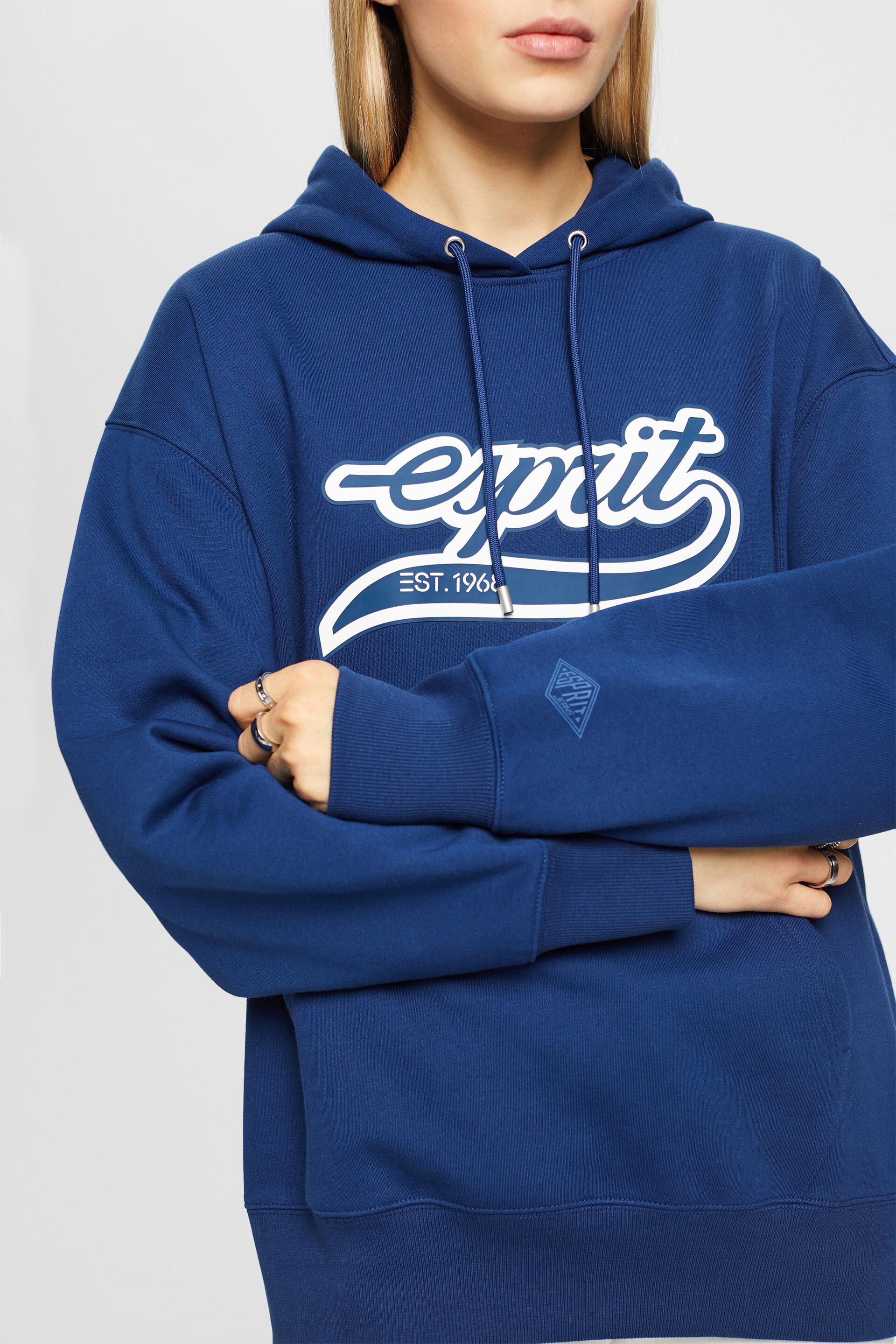 Esprit Kapuzenpullover mit Logo-Print
