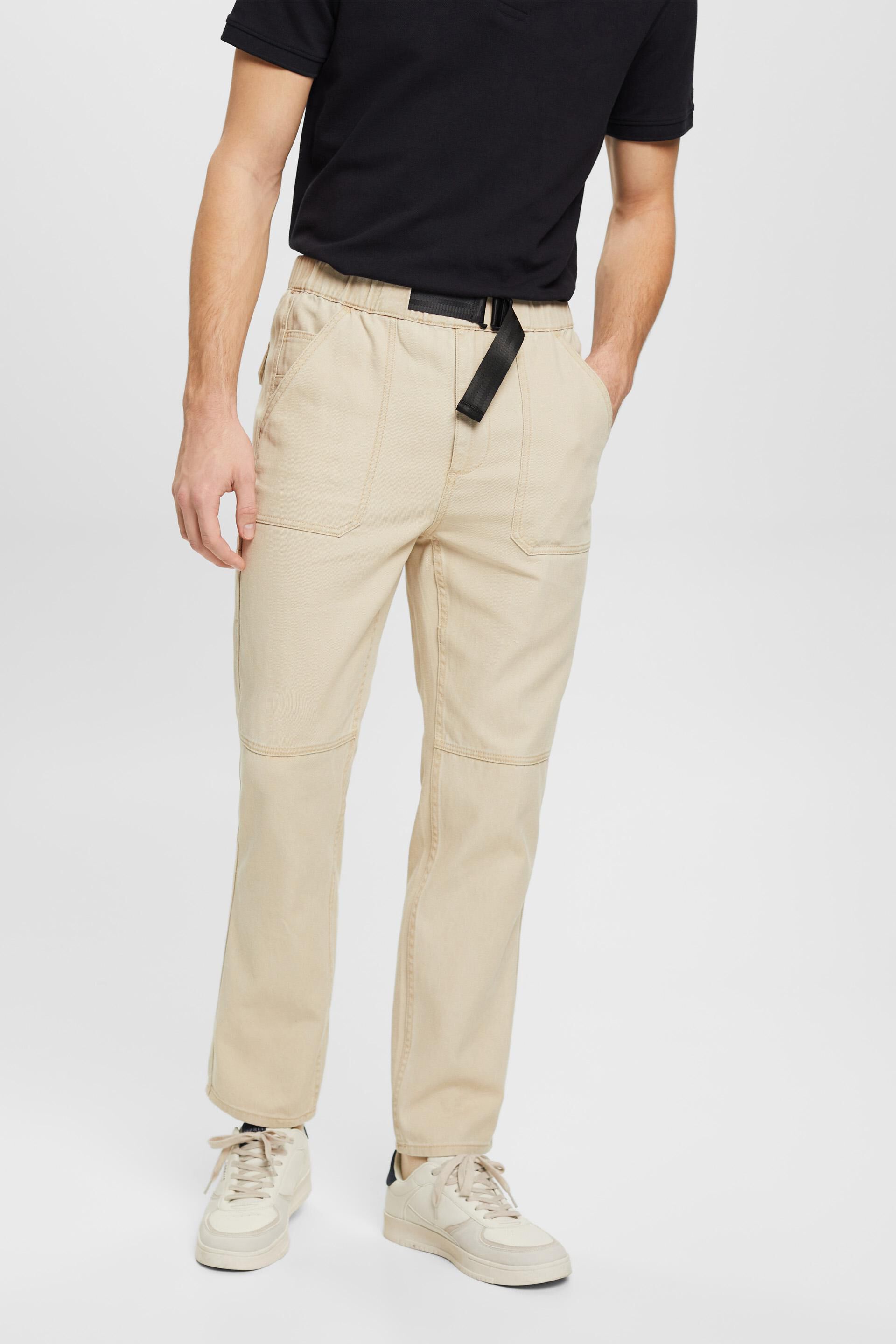 Heavy cotton straight fit chinos