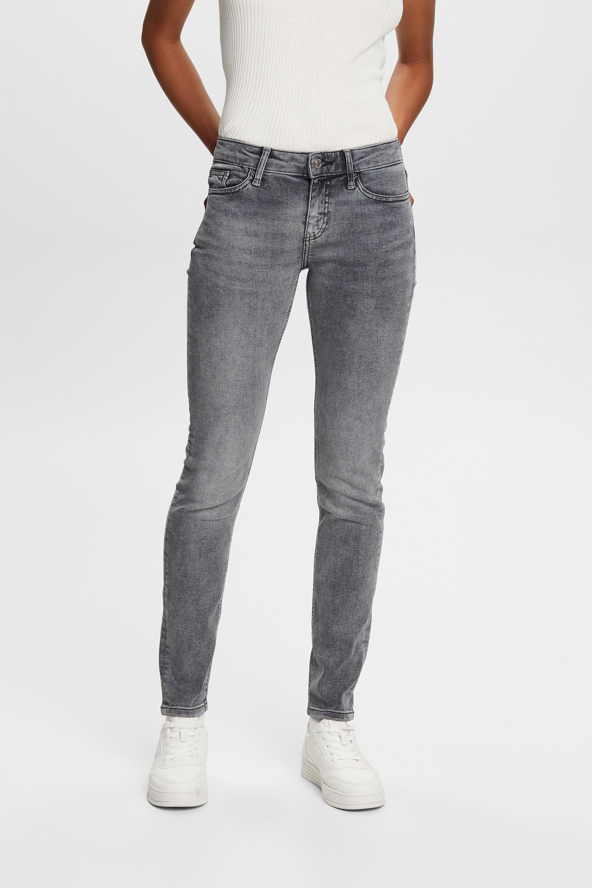 Esprit Damen Slim Mid-Rise Jeans