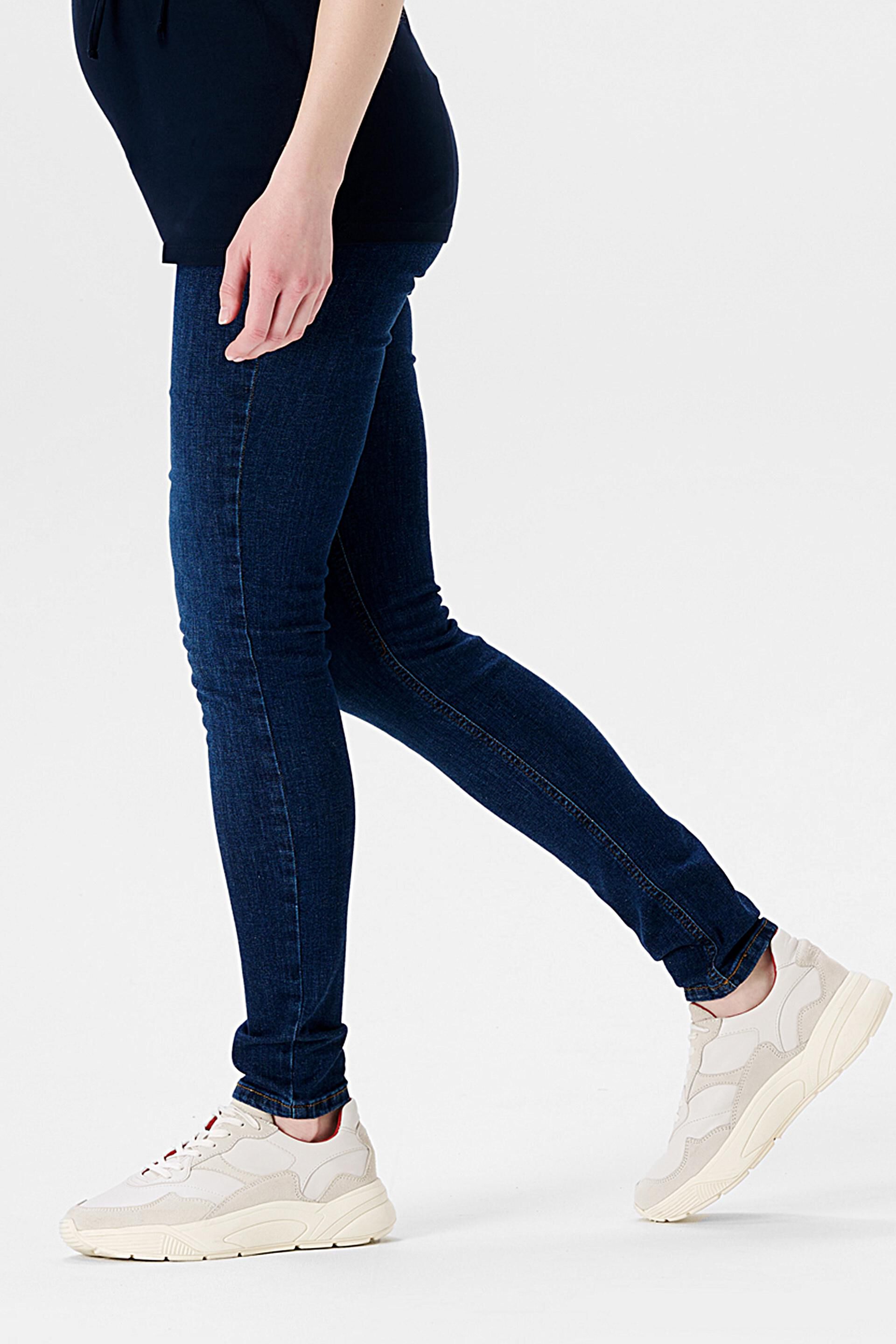 Shop Esprit Skinny-Fit-Jeans mit über dem Bauch Bund reichendem