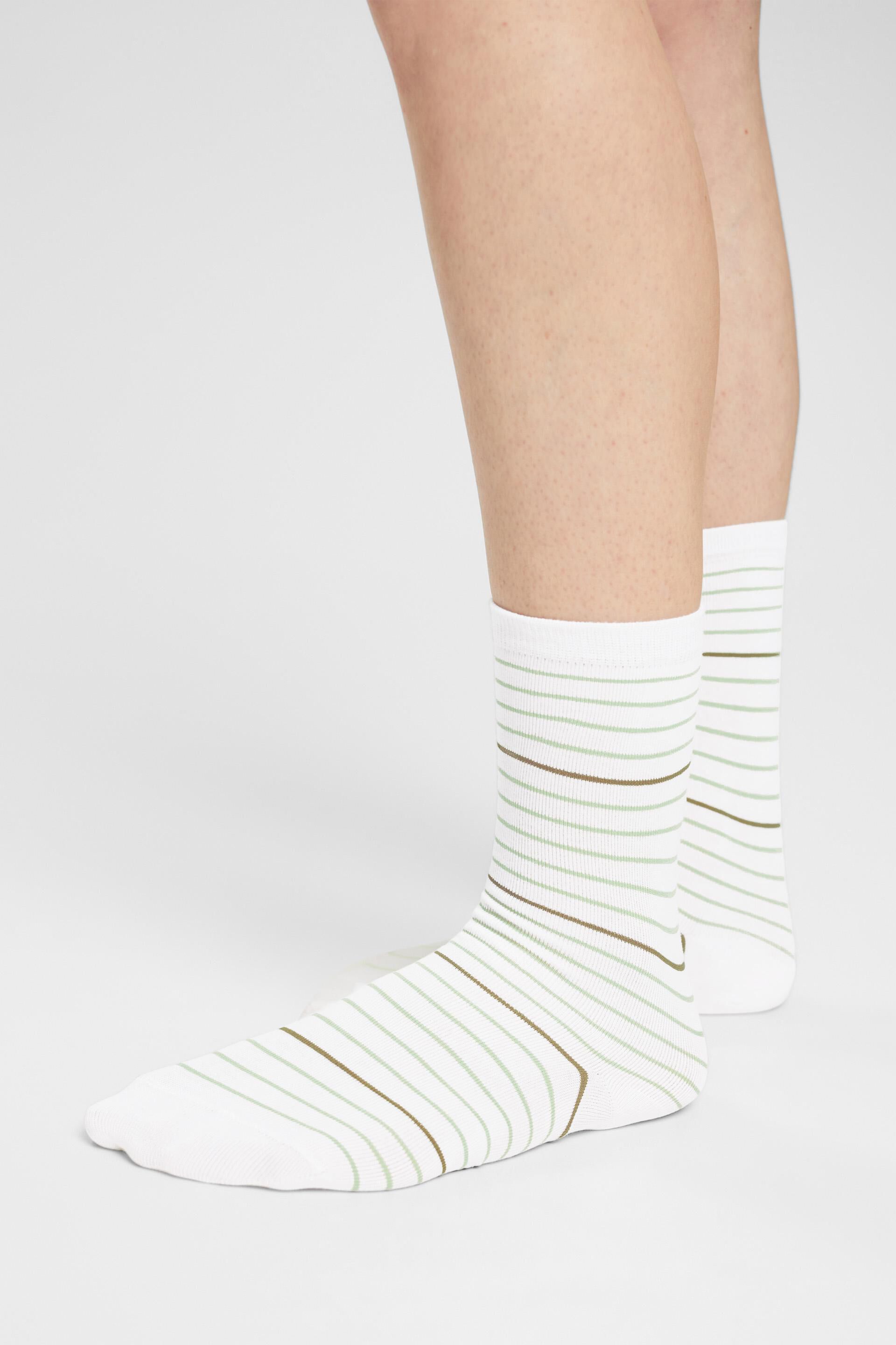 Esprit Bio-Baumwolle gestreifte Socken 2er-Pack aus