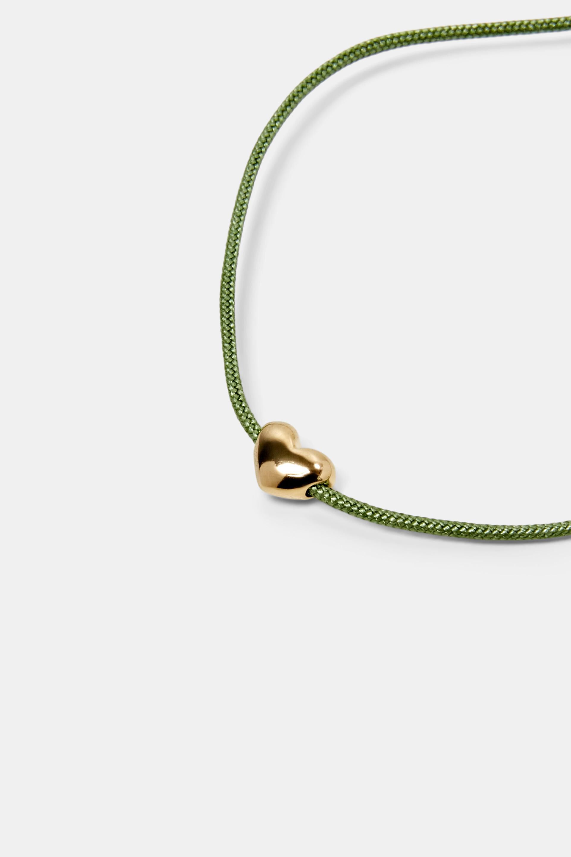 Esprit Online Store Armband mit Herzanhänger, Sterlingsilber