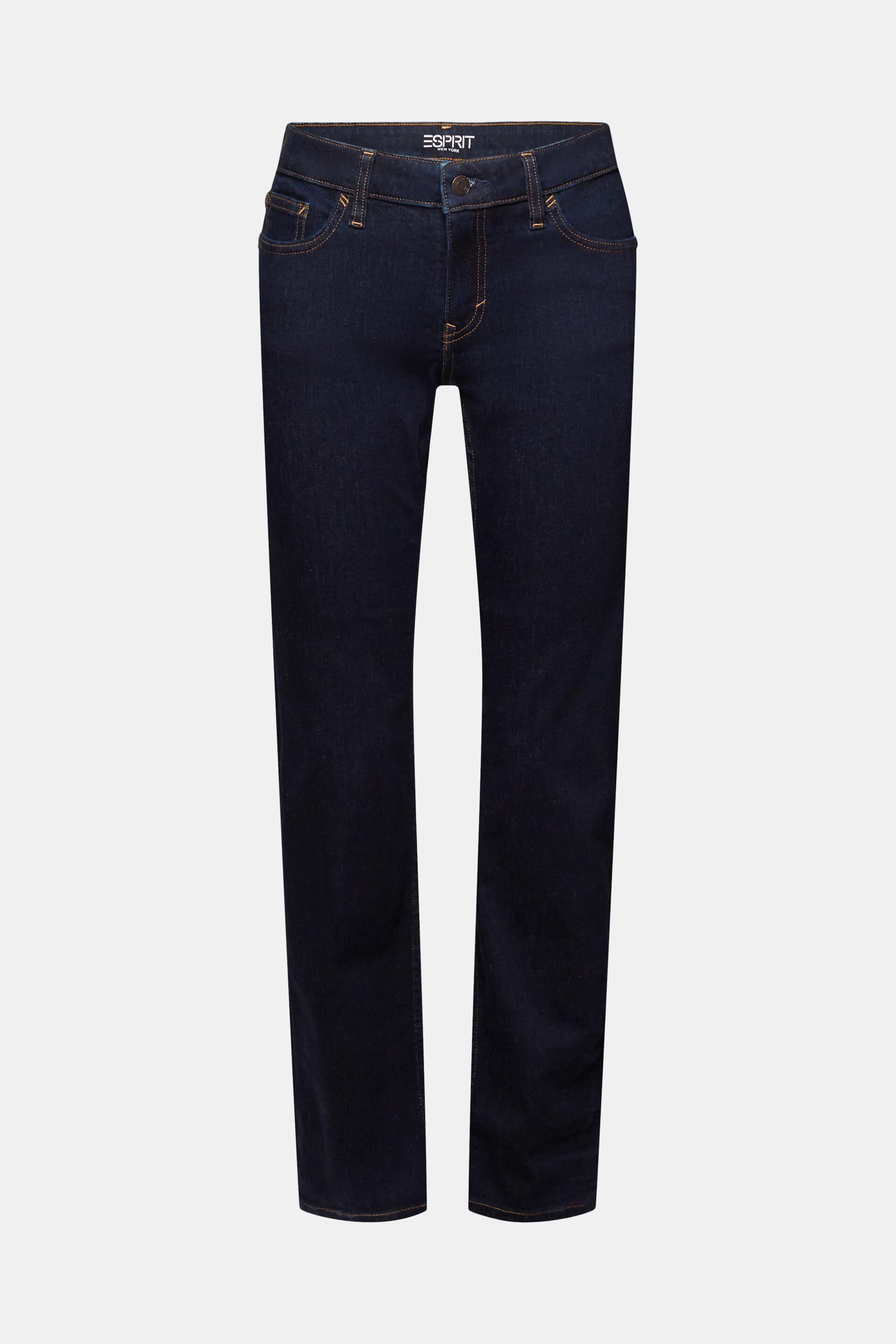 Esprit Bein, Baumwollmischung mit Stretch-Jeans geradem