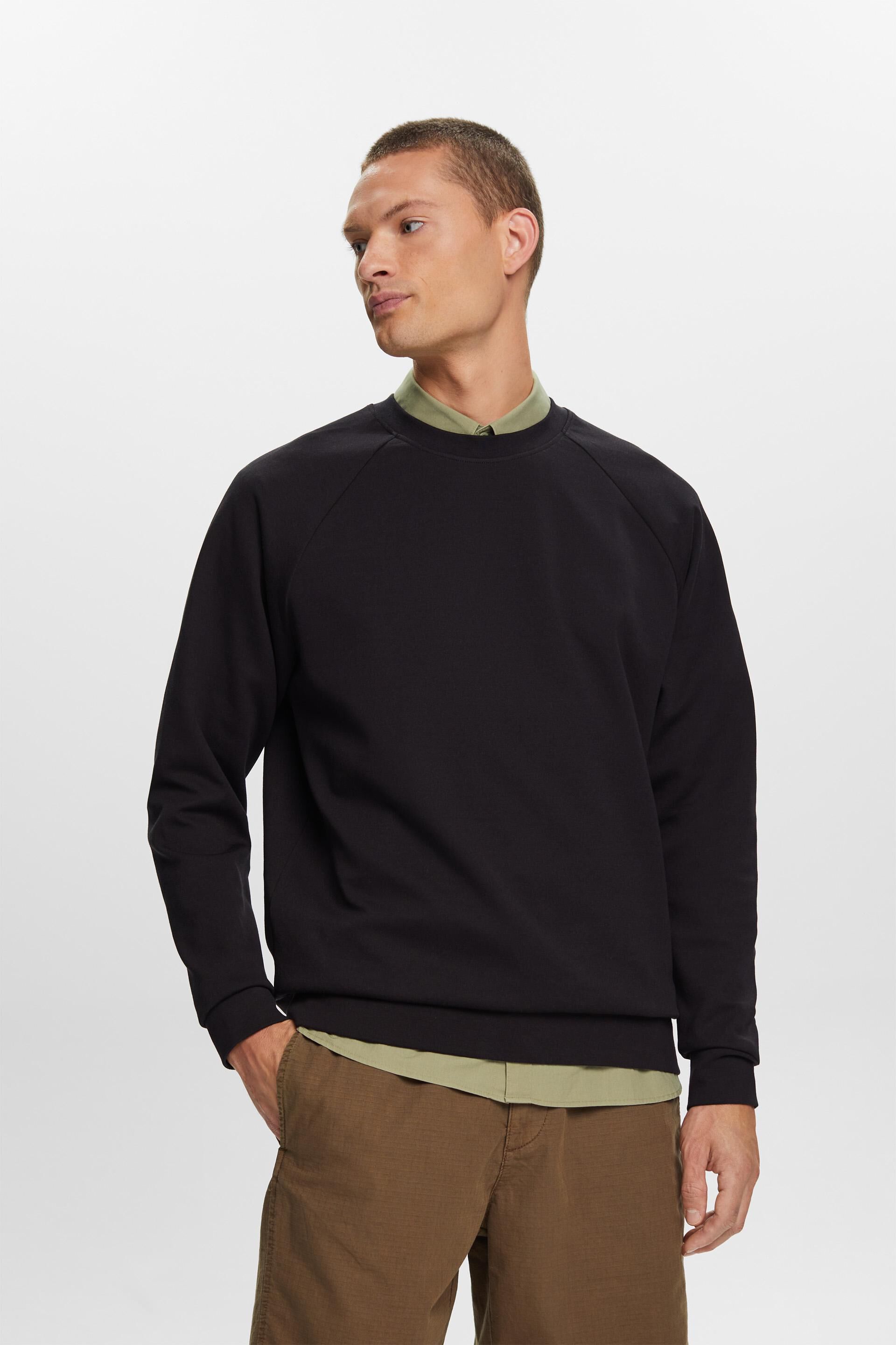 Basic-Sweatshirt aus Baumwollmischung