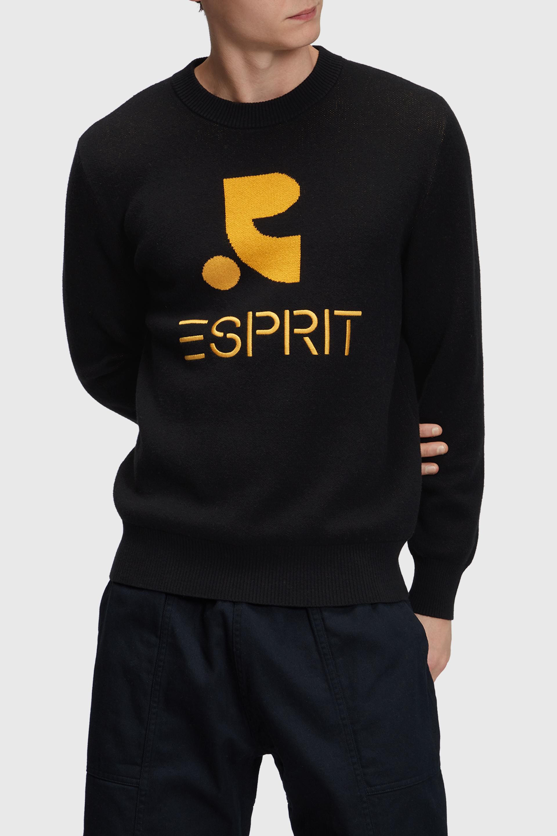 Esprit jumper with cashmere Crewneck