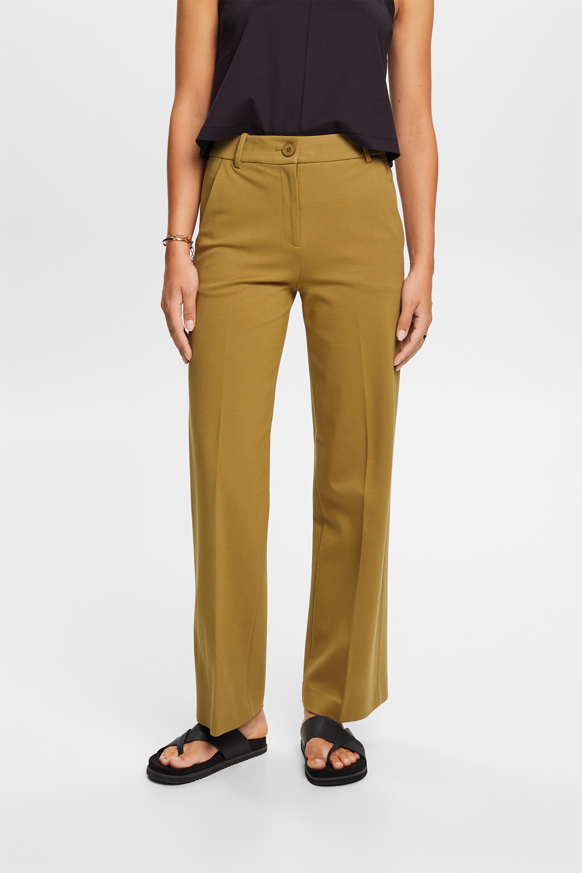 Esprit fit Punto jersey straight trousers