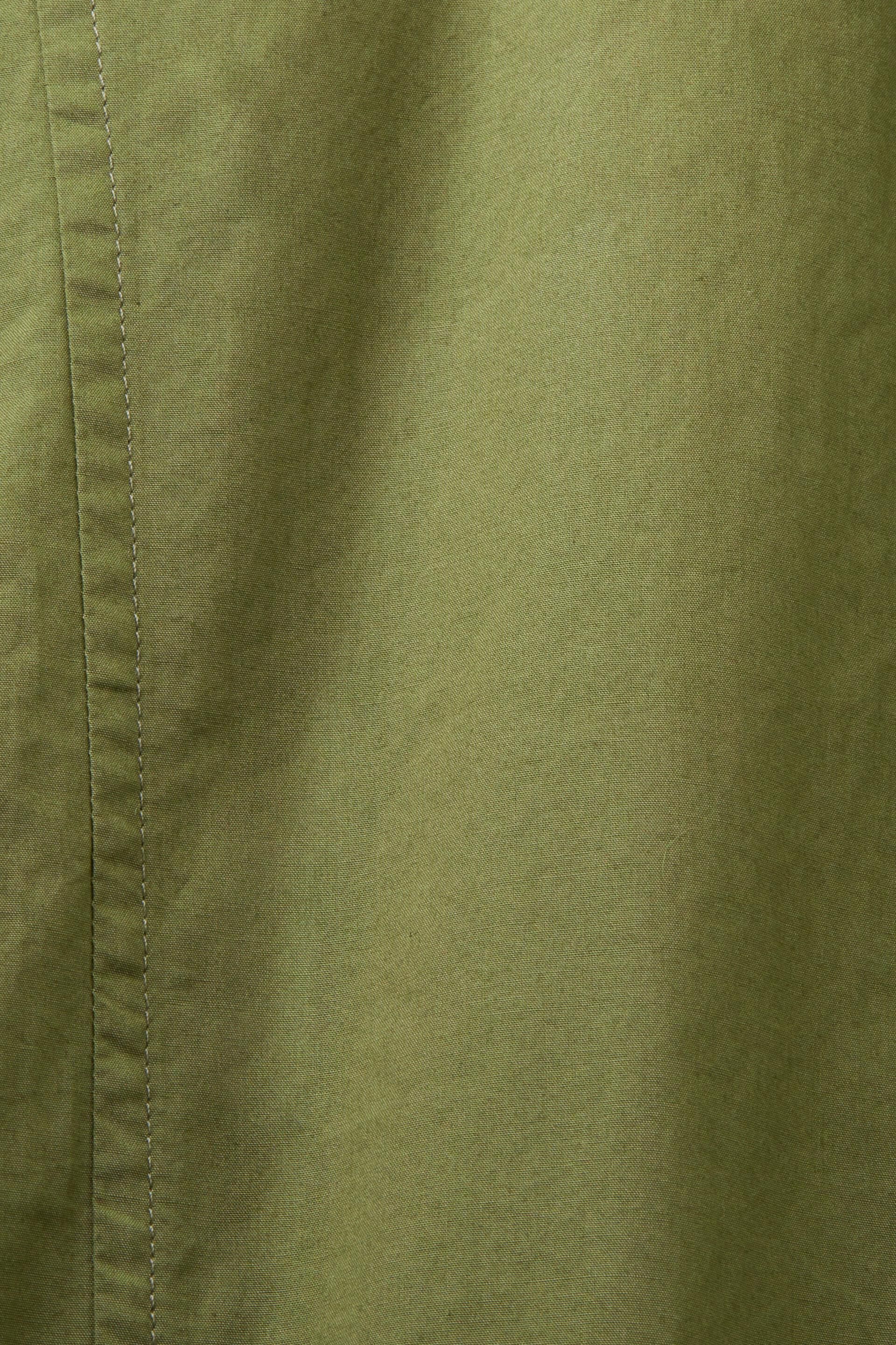 Esprit Baumwollpopeline Bindegürtel mit Hemdblusenkleid aus