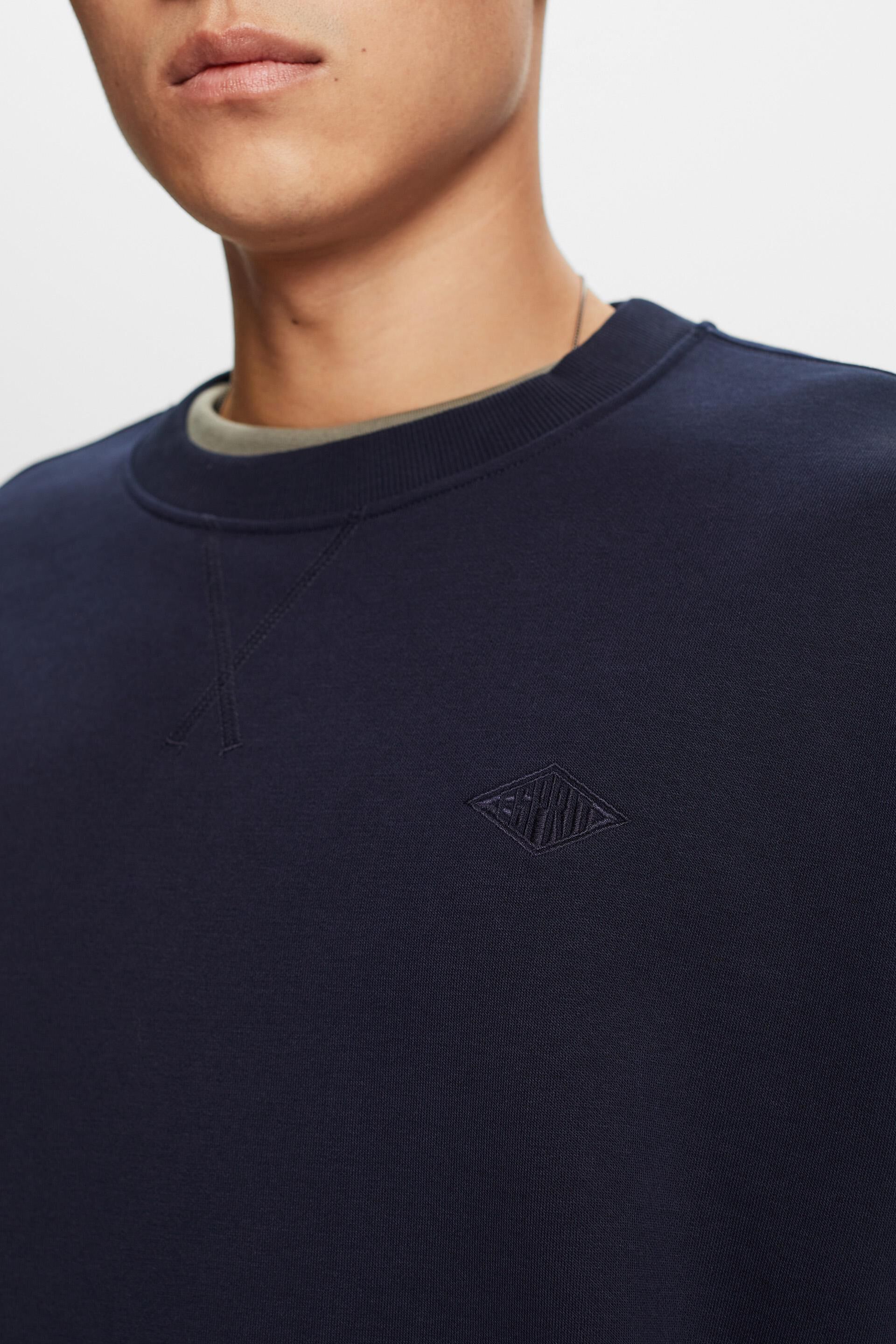 Esprit Logo-Stickerei Sweatshirt mit