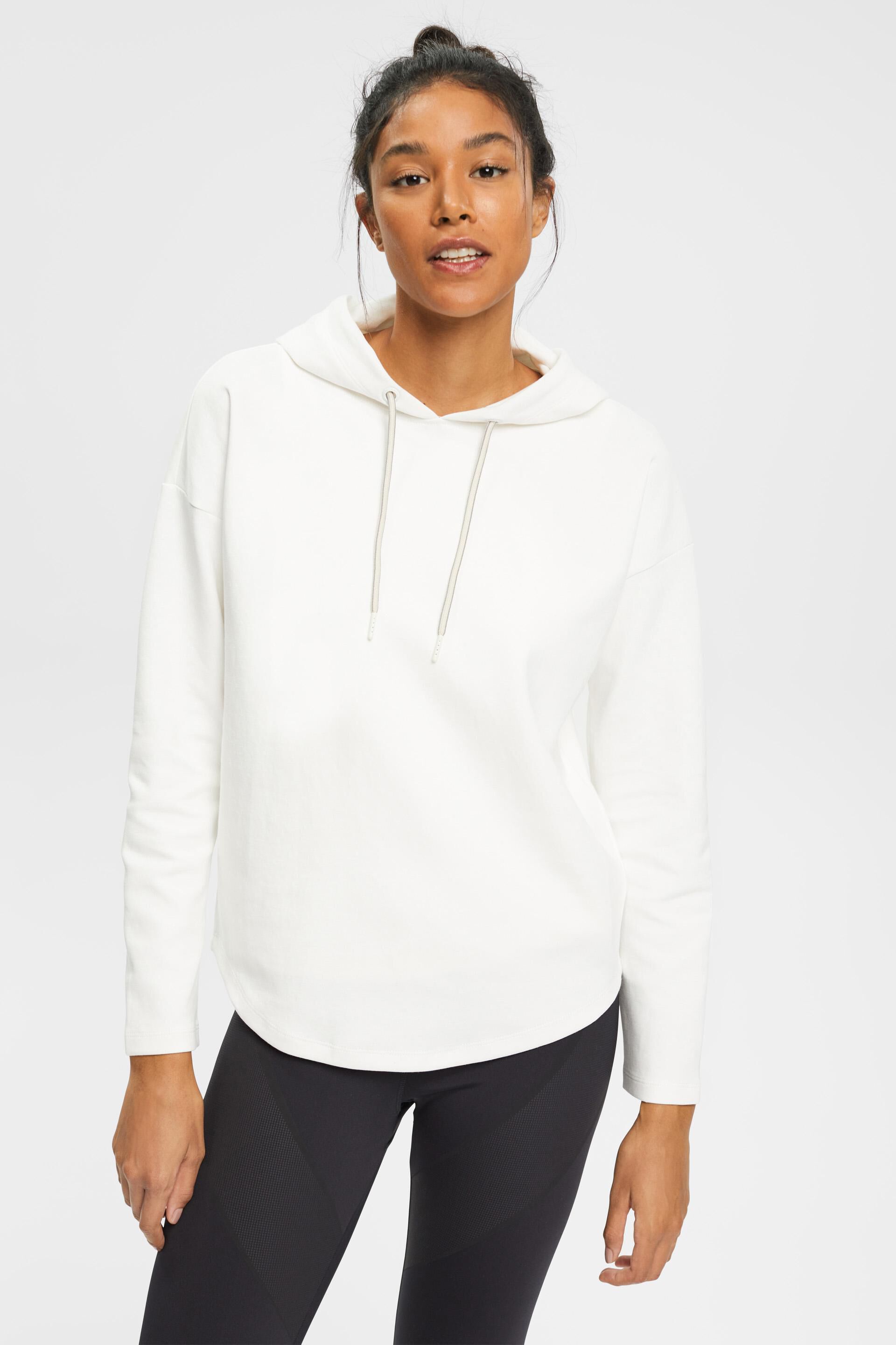 Online Shop Esprit Sweatshirt hoodie, organic blend cotton