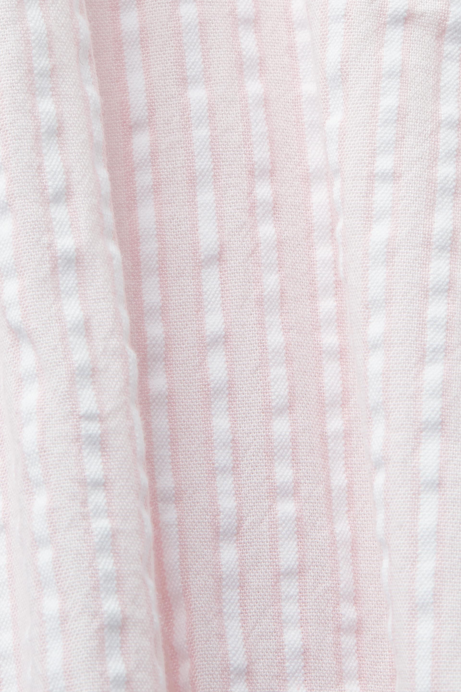 Esprit mit Baumwollmischung Midi-Hemdkleid Bindegürtel,
