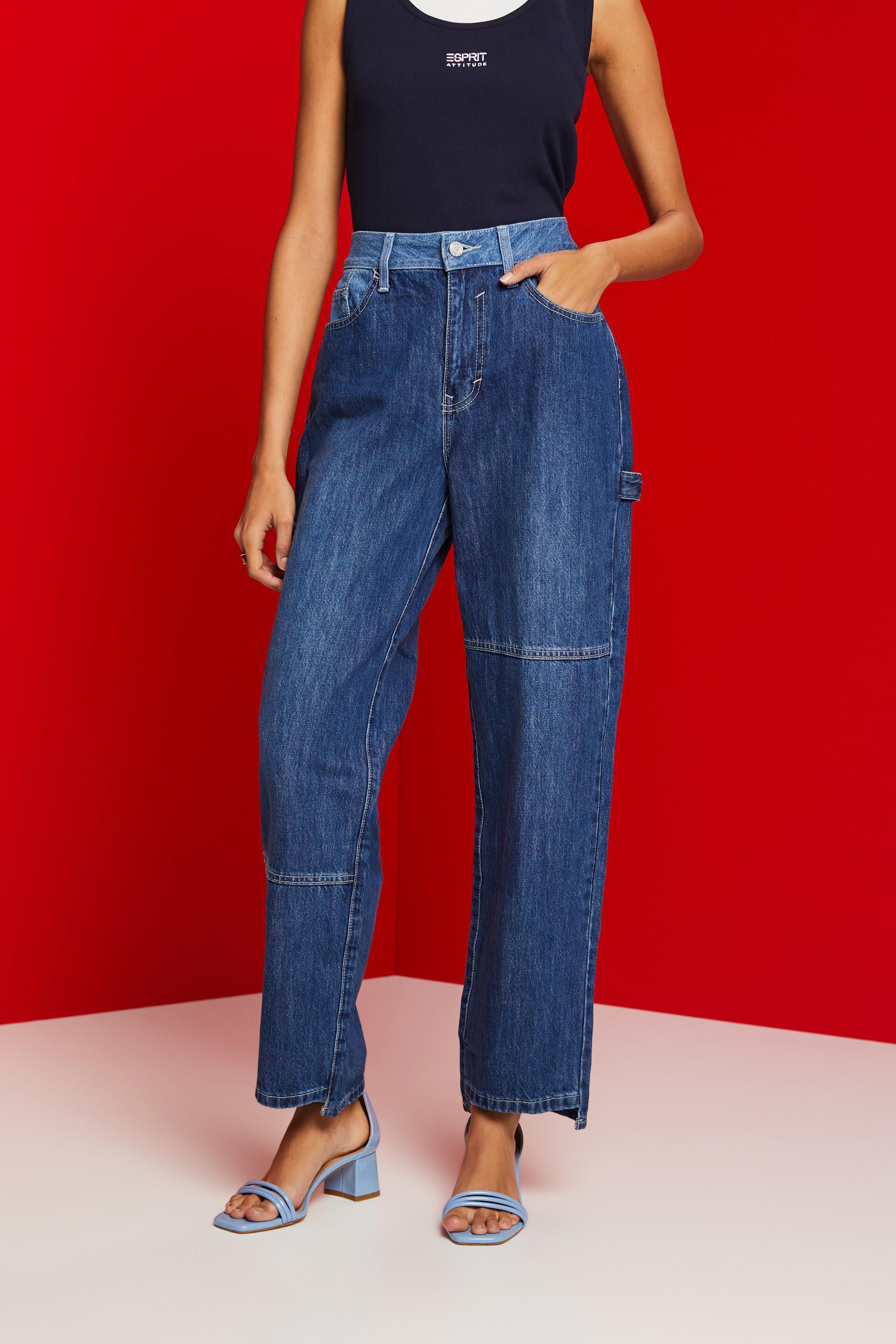 Esprit Damen 90s Asymmetric Wide-Leg Jeans